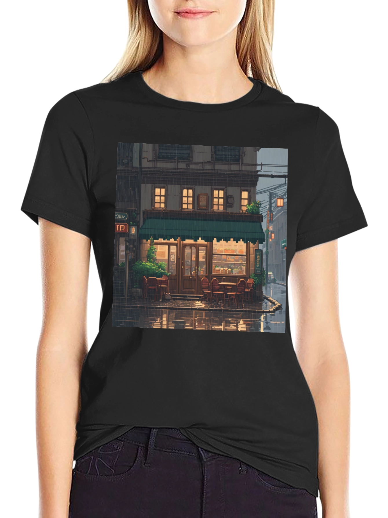Rainy Day Cafe T-Shirt