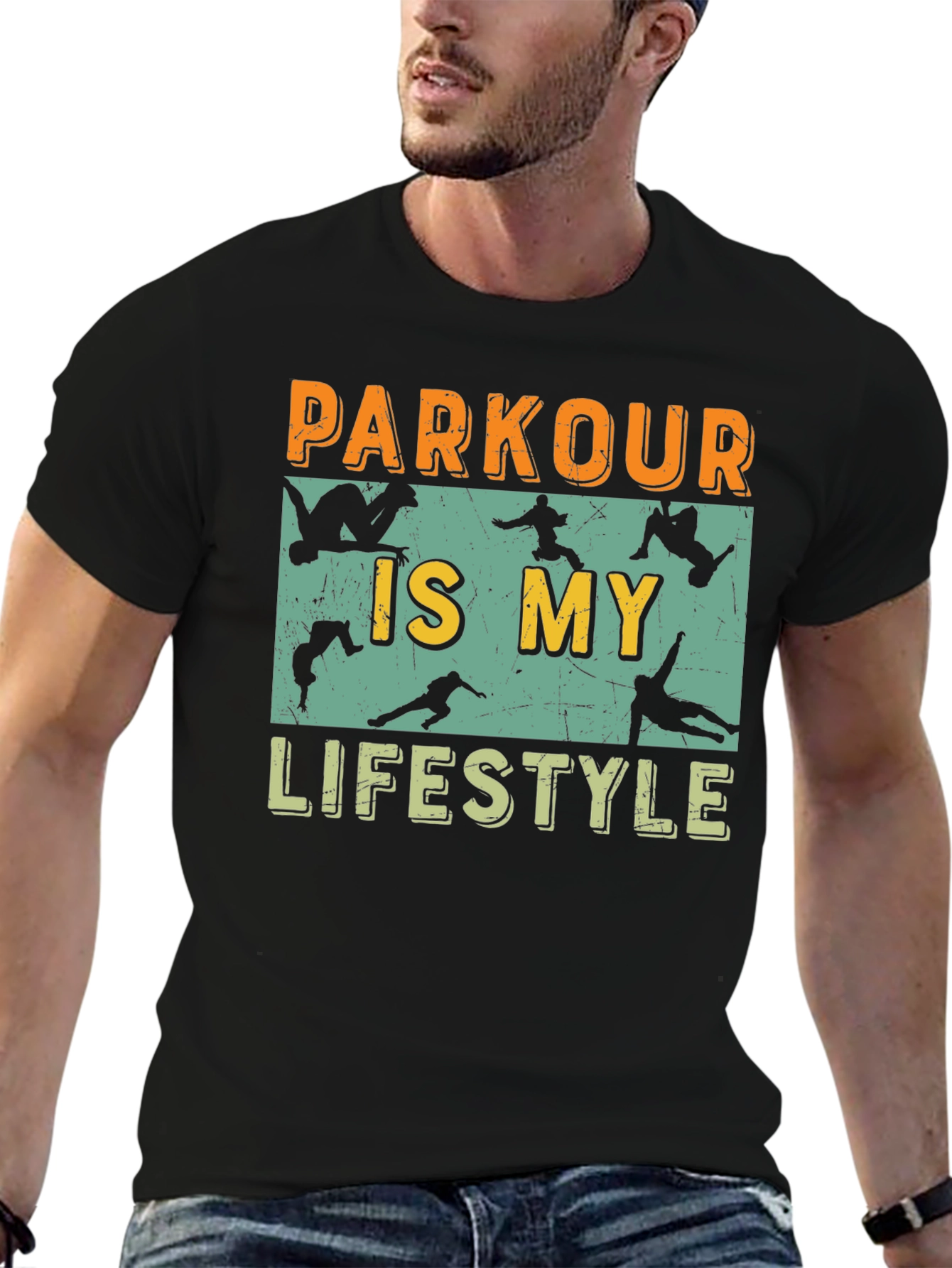Parkour Lifestyle Graphic Tee - Urban Style