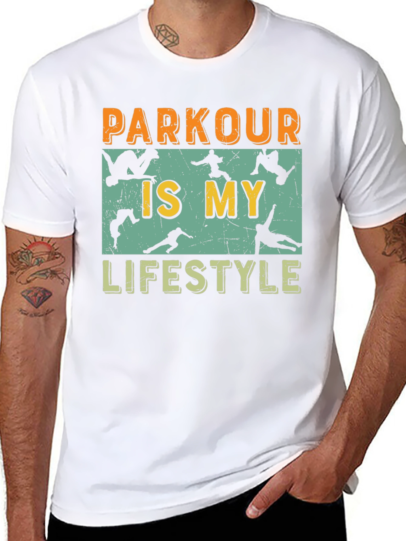 Parkour Lifestyle Graphic Tee - Urban Style