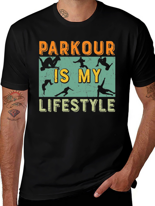 Parkour Lifestyle Graphic Tee - Urban Style