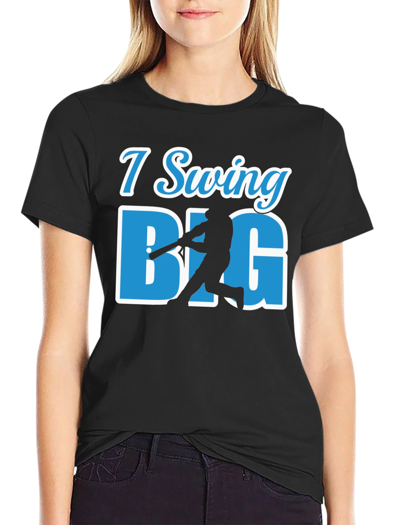 I Swing BIG Baseball T-Shirt