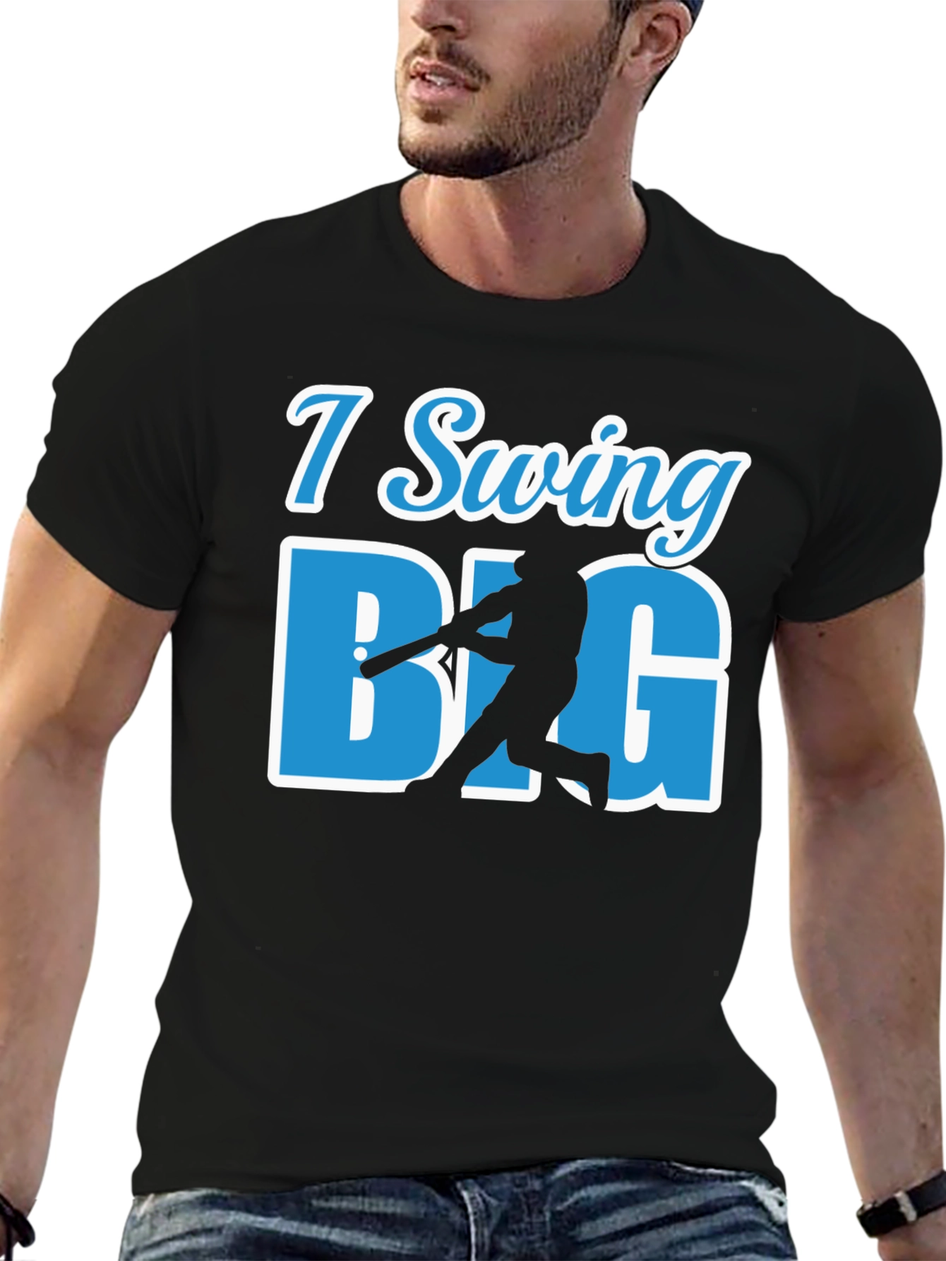 I Swing BIG Baseball T-Shirt