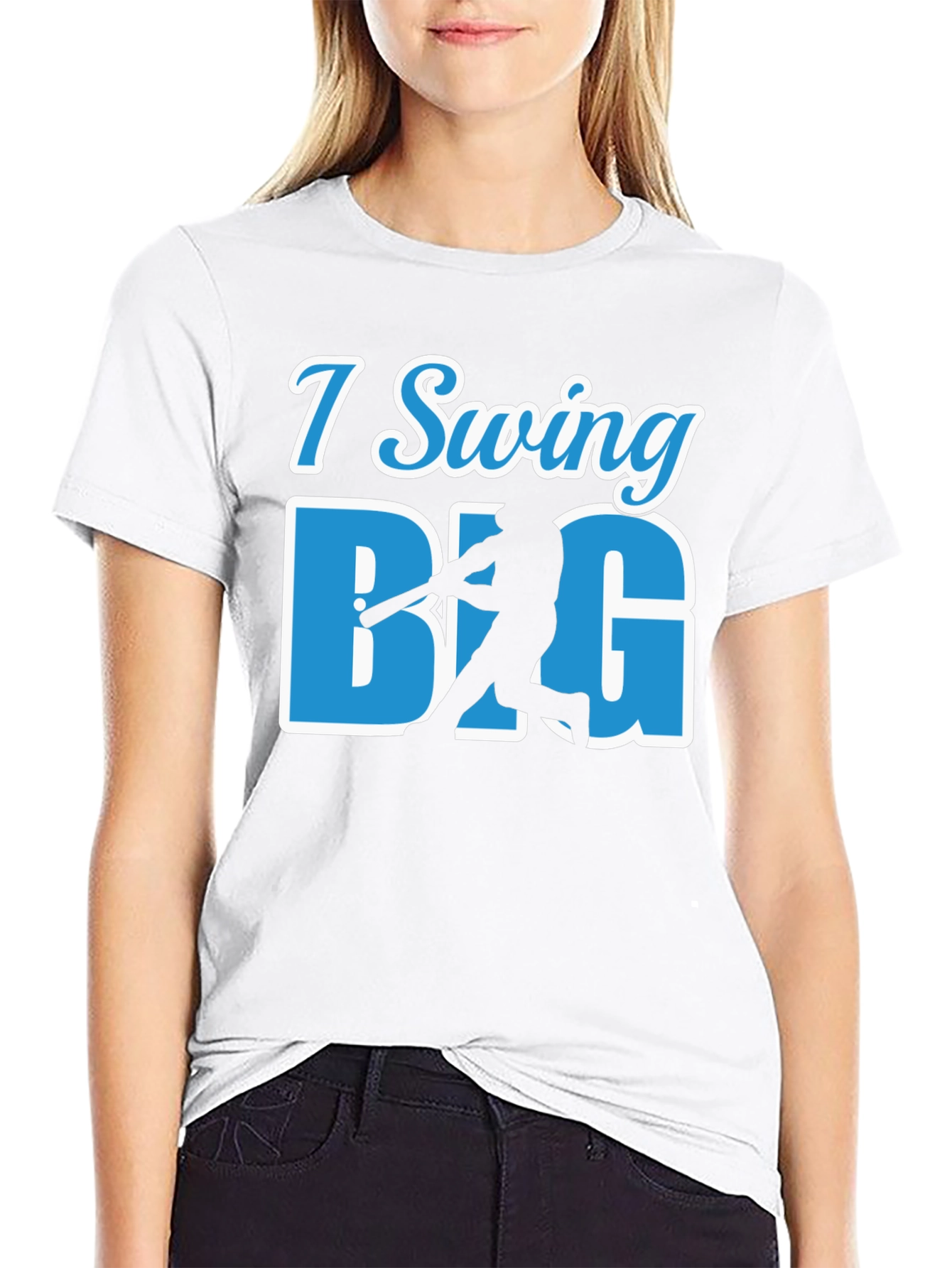 I Swing BIG Baseball T-Shirt