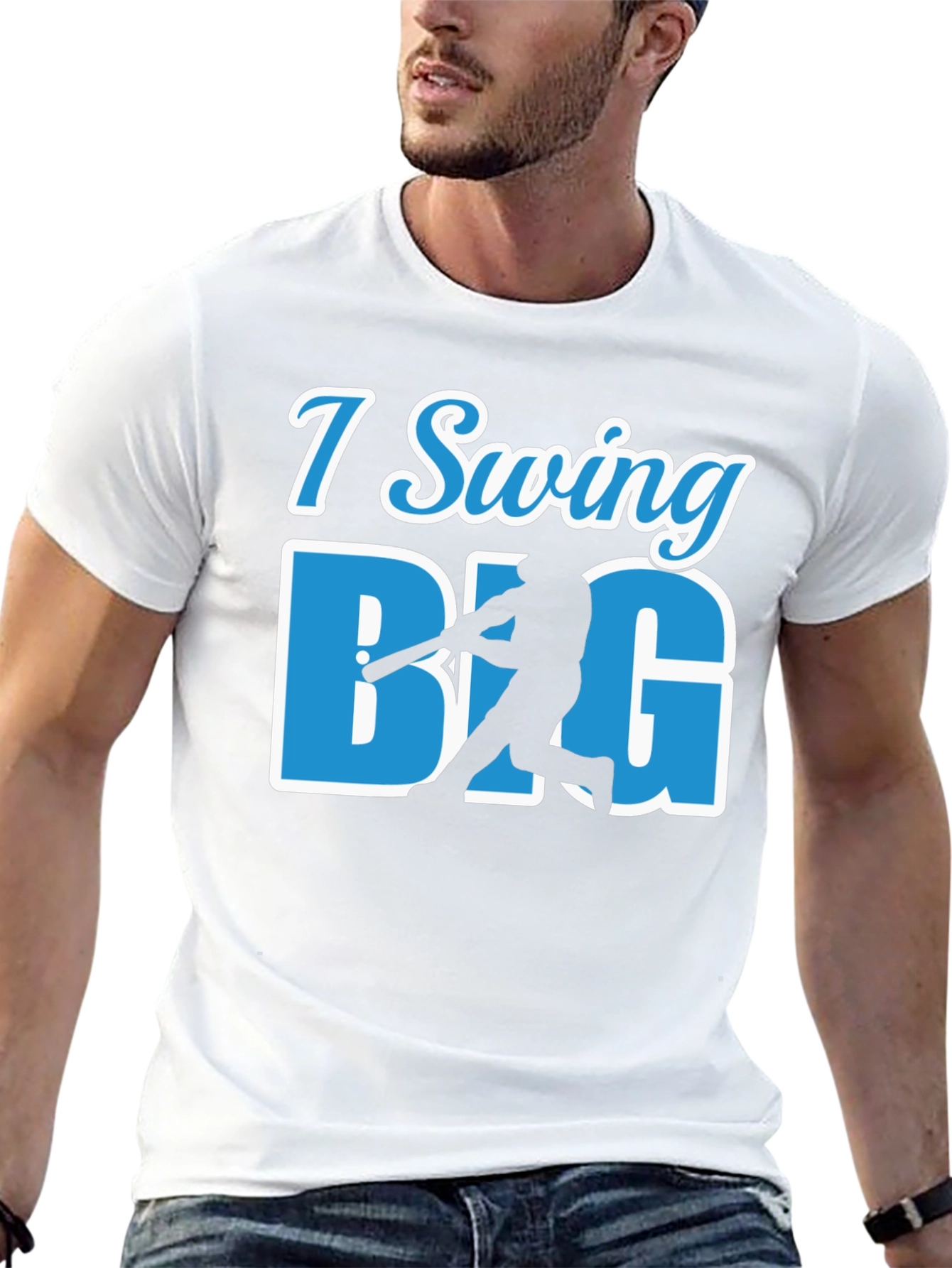 I Swing BIG Baseball T-Shirt