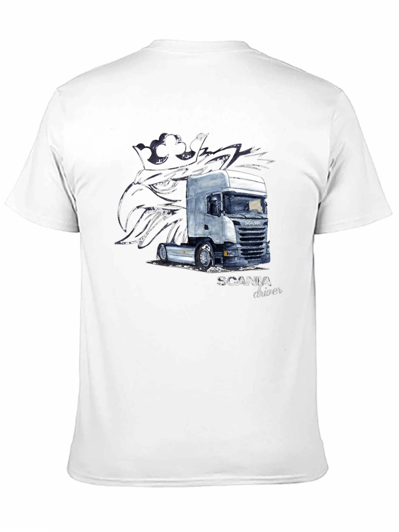 Scania Driver T-Shirt - Black Trucker Tee