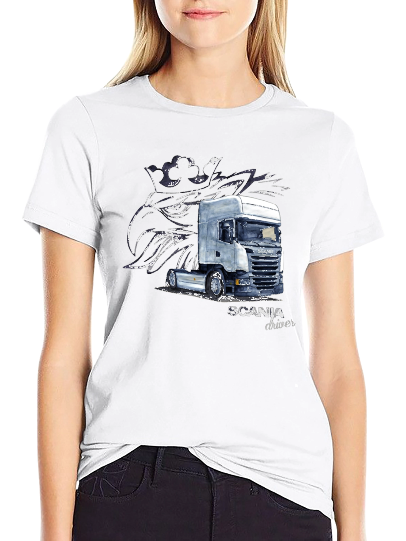Scania Driver T-Shirt - Black Trucker Tee