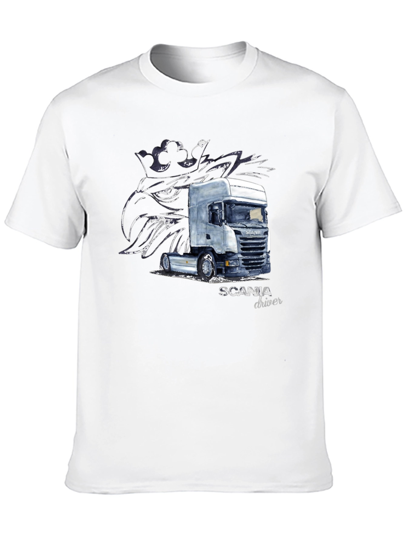 Scania Driver T-Shirt - Black Trucker Tee
