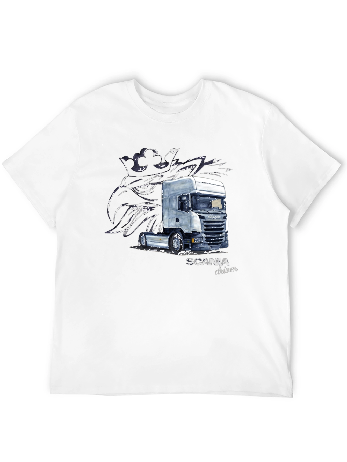 Scania Driver T-Shirt - Black Trucker Tee