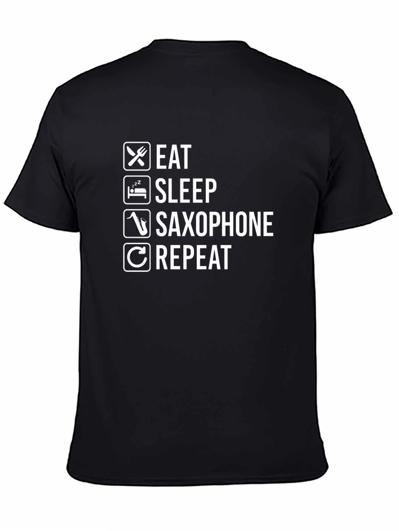 Eat Sleep Saxophone Repeat T-Shirt
