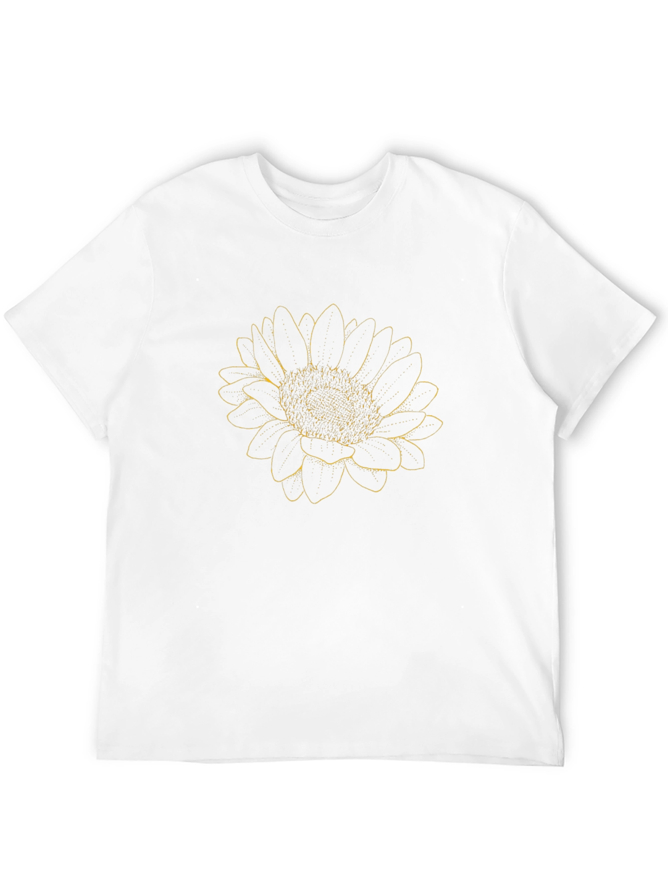 Sunflower Graphic Tee - Black Cotton Blend