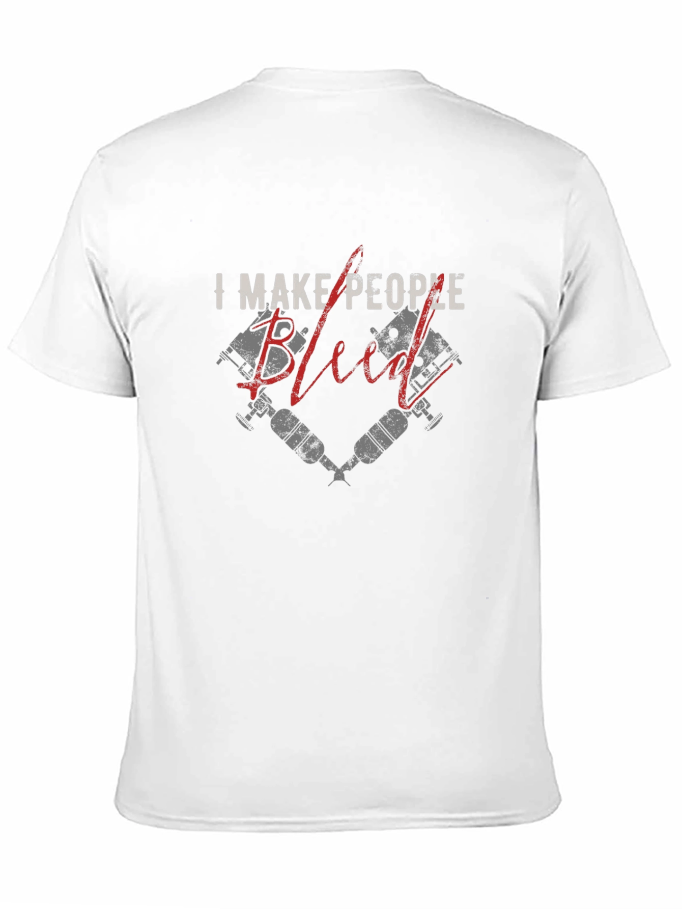 I Make People Bleed Tattoo Artist Black T-Shirt