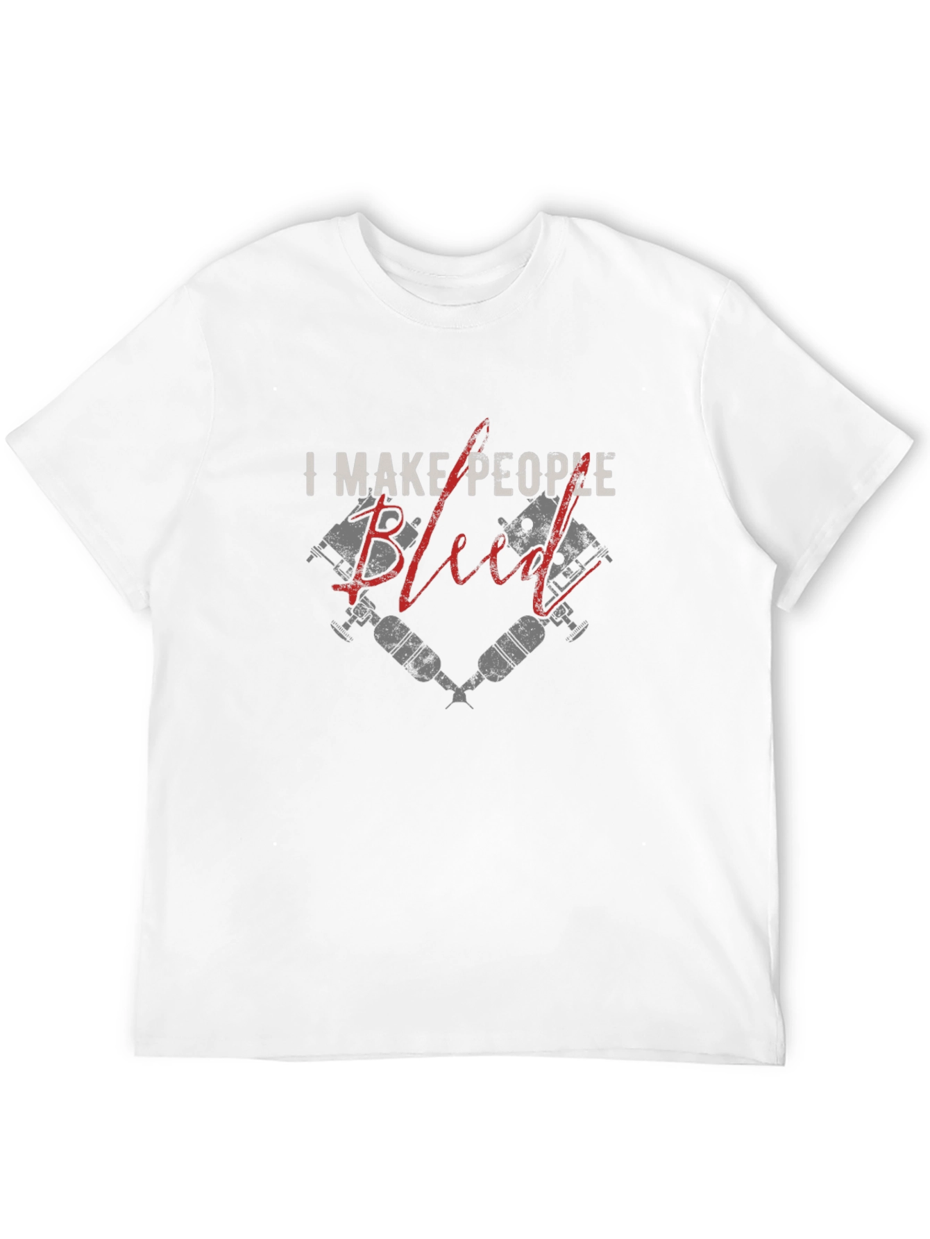 I Make People Bleed Tattoo Artist Black T-Shirt