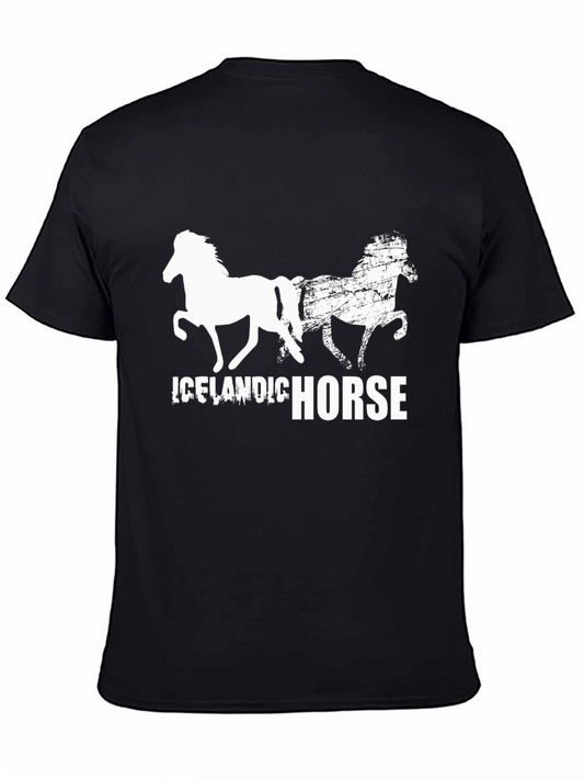 Icelandic Horse T-Shirt - Unisex Black Tee