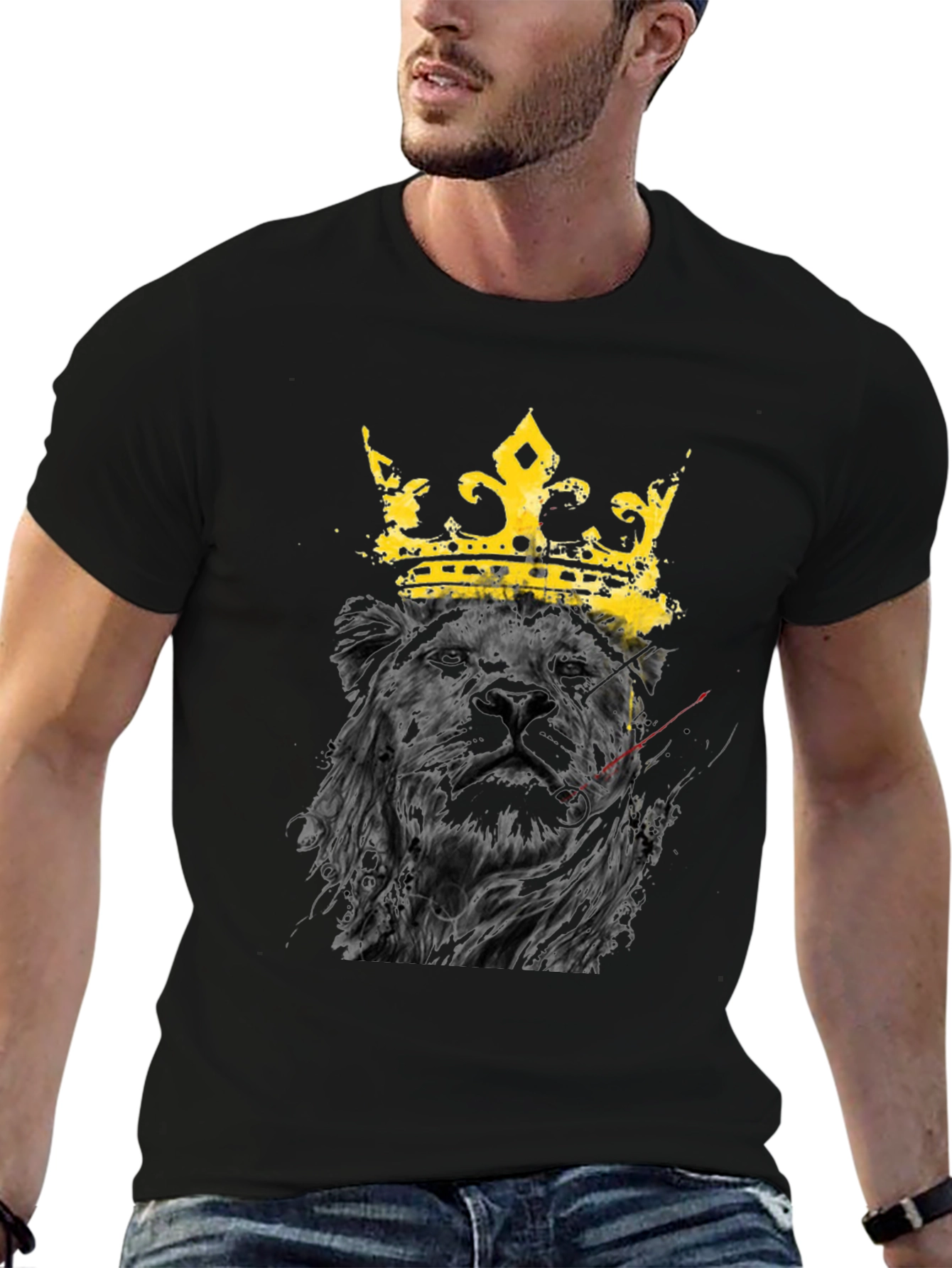 Lion King Graphic Tee - Black T-Shirt