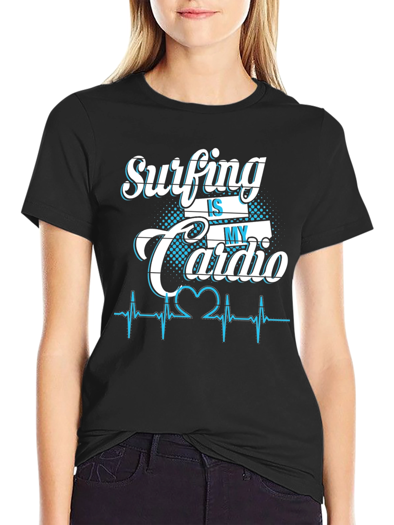 Surfing is My Cardio Graphic T-Shirt