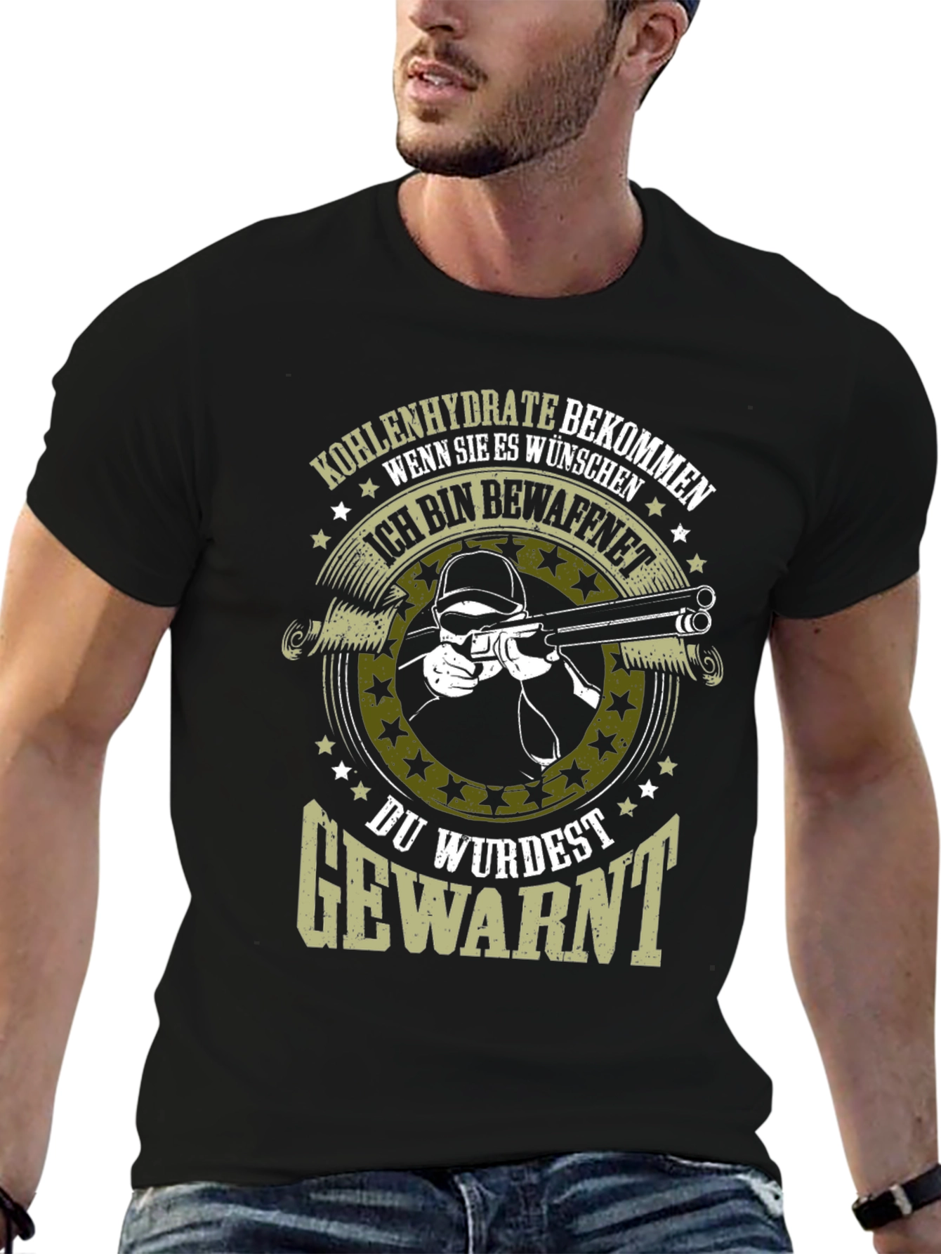 Armed T-Shirt: Kohlenhydrate Bekommen