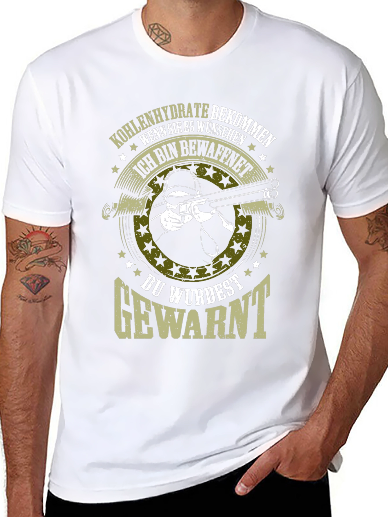 Armed T-Shirt: Kohlenhydrate Bekommen