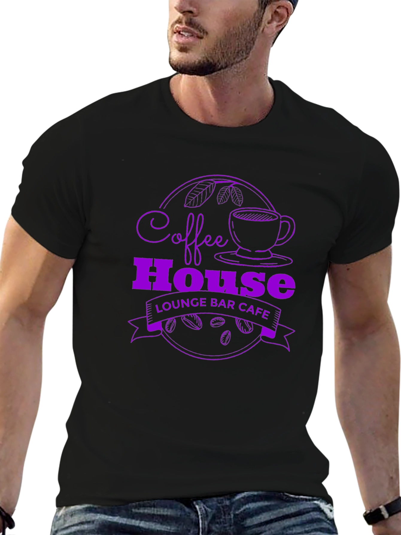 Coffee House Lounge T-Shirt Cafe Design