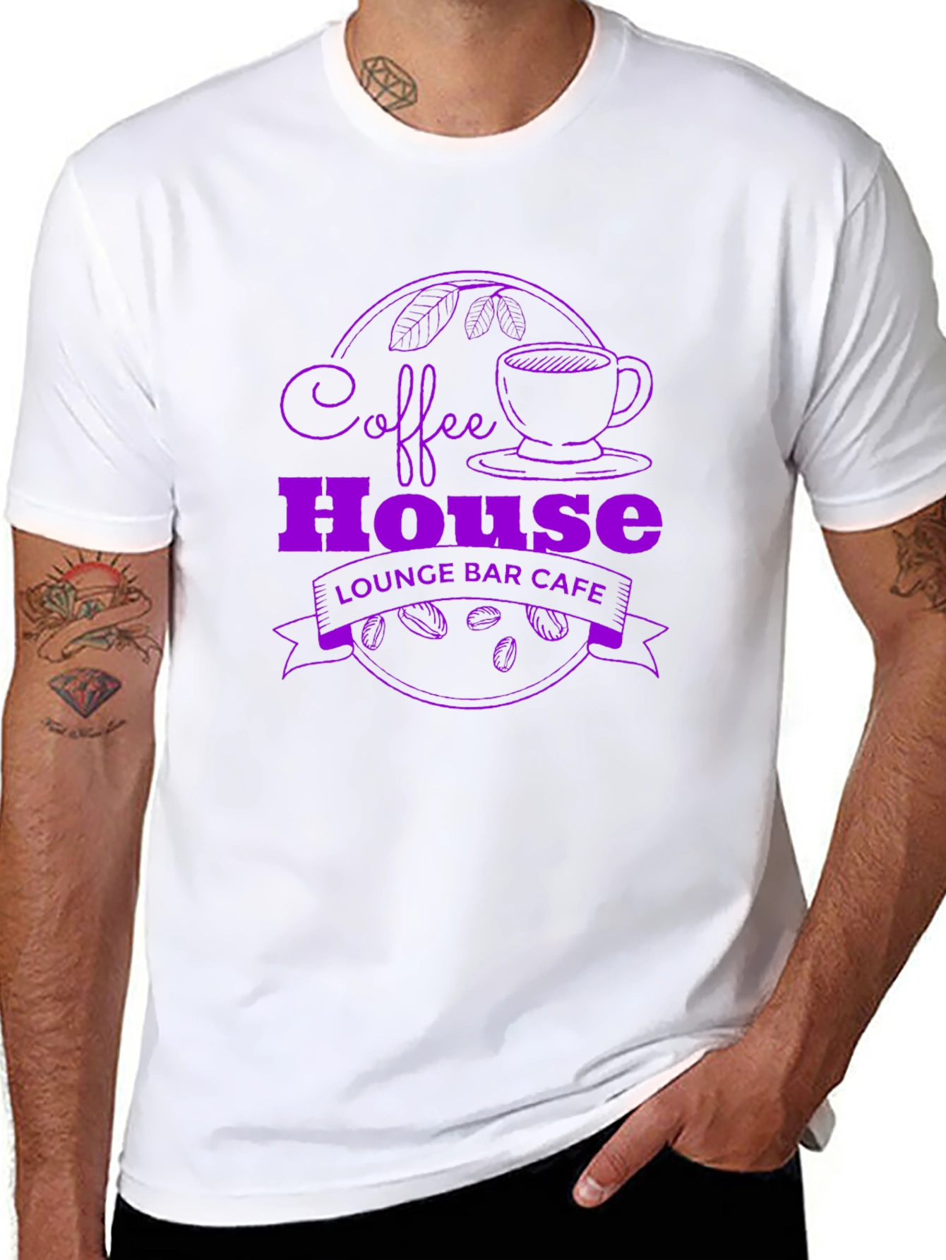 Coffee House Lounge T-Shirt Cafe Design