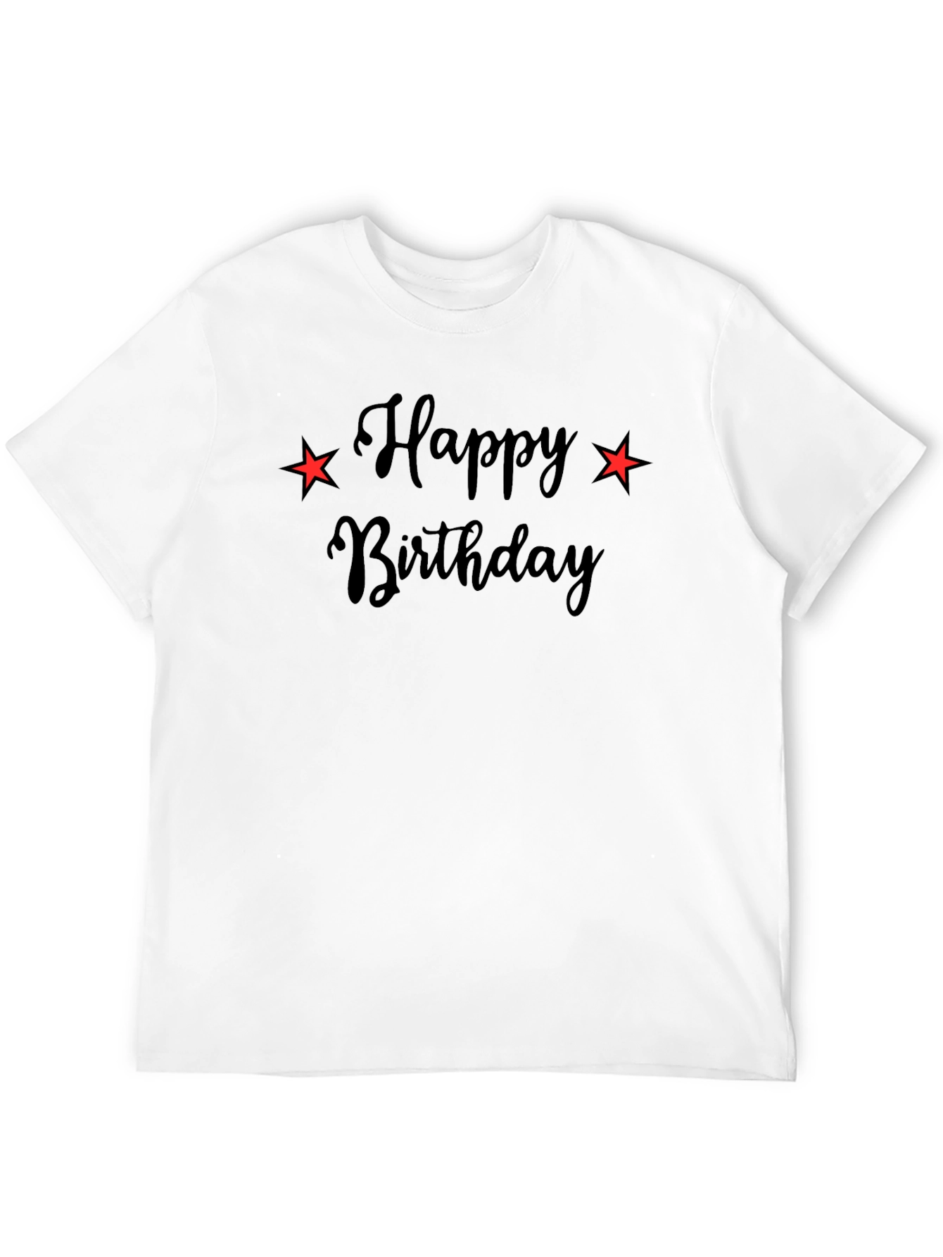 Happy Birthday T-Shirt: Starry Celebration Tee
