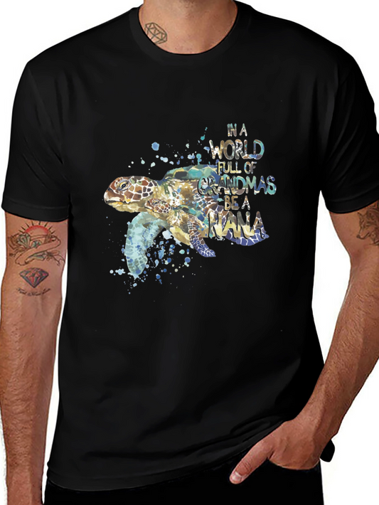 Turtle Nana Graphic T-Shirt