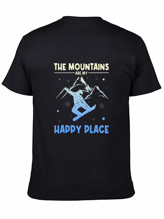 Mountains Are My Happy Place T-Shirt