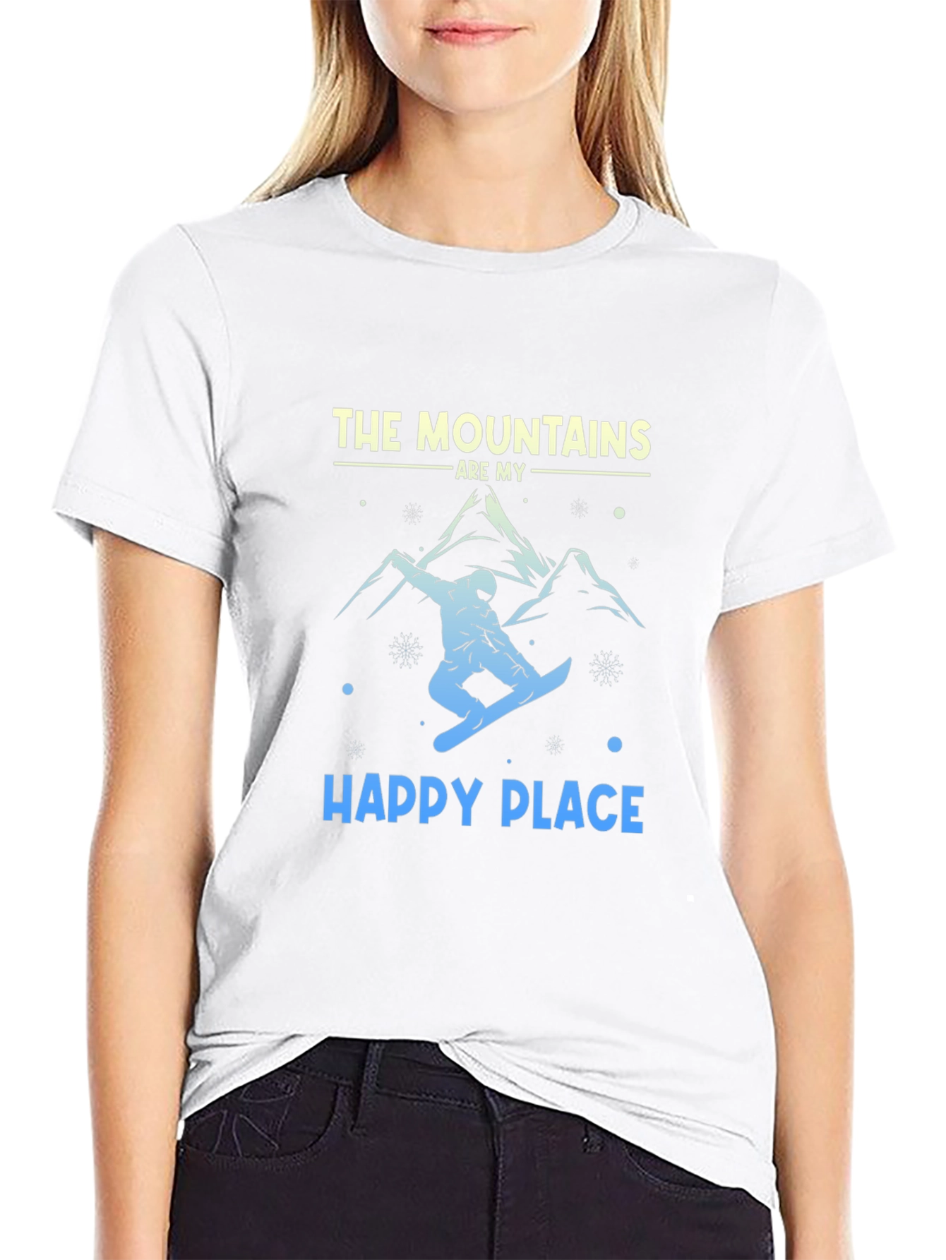 Mountains Are My Happy Place T-Shirt