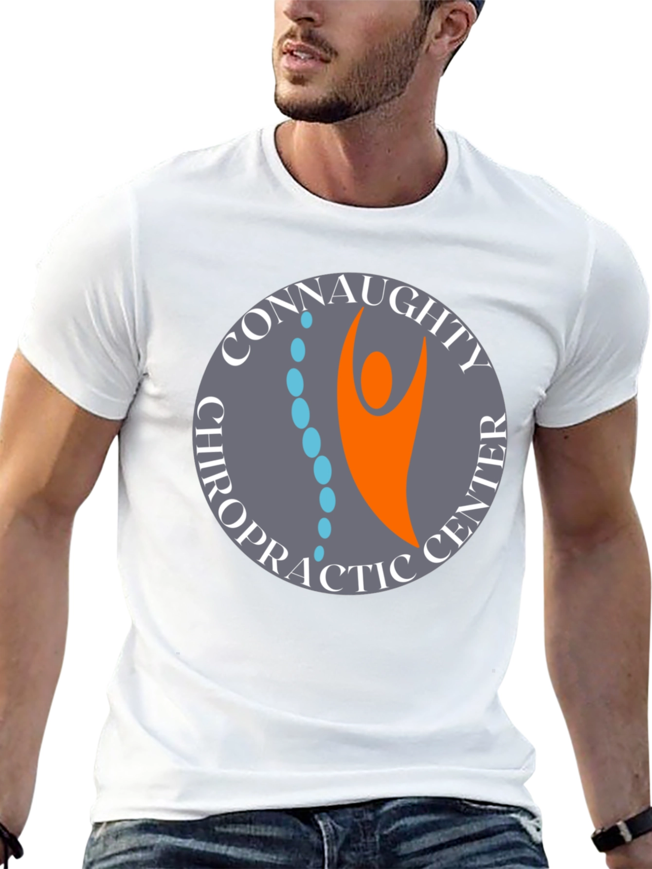Connaughty Chiropractic Center Black T-Shirt
