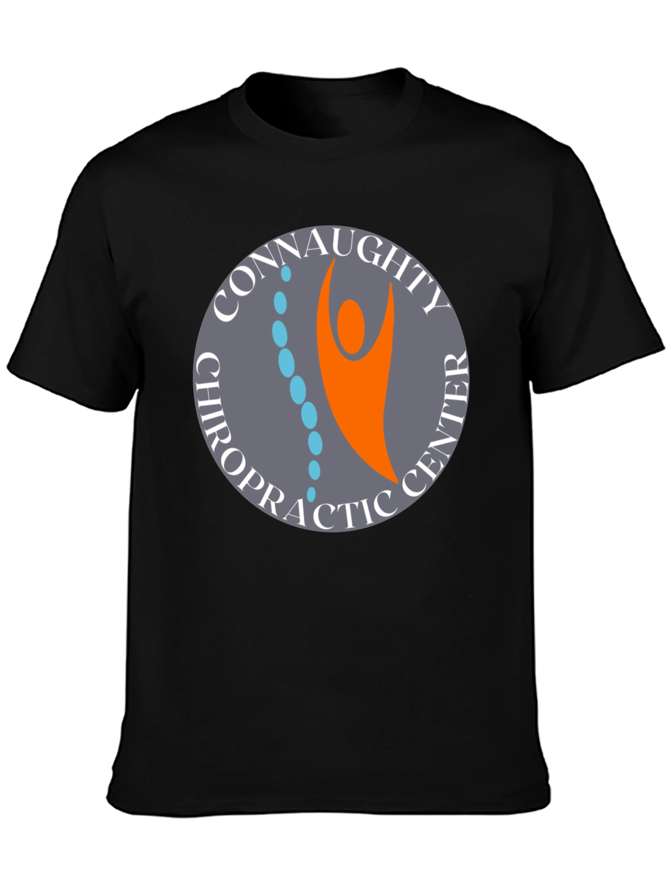 Connaughty Chiropractic Center Black T-Shirt