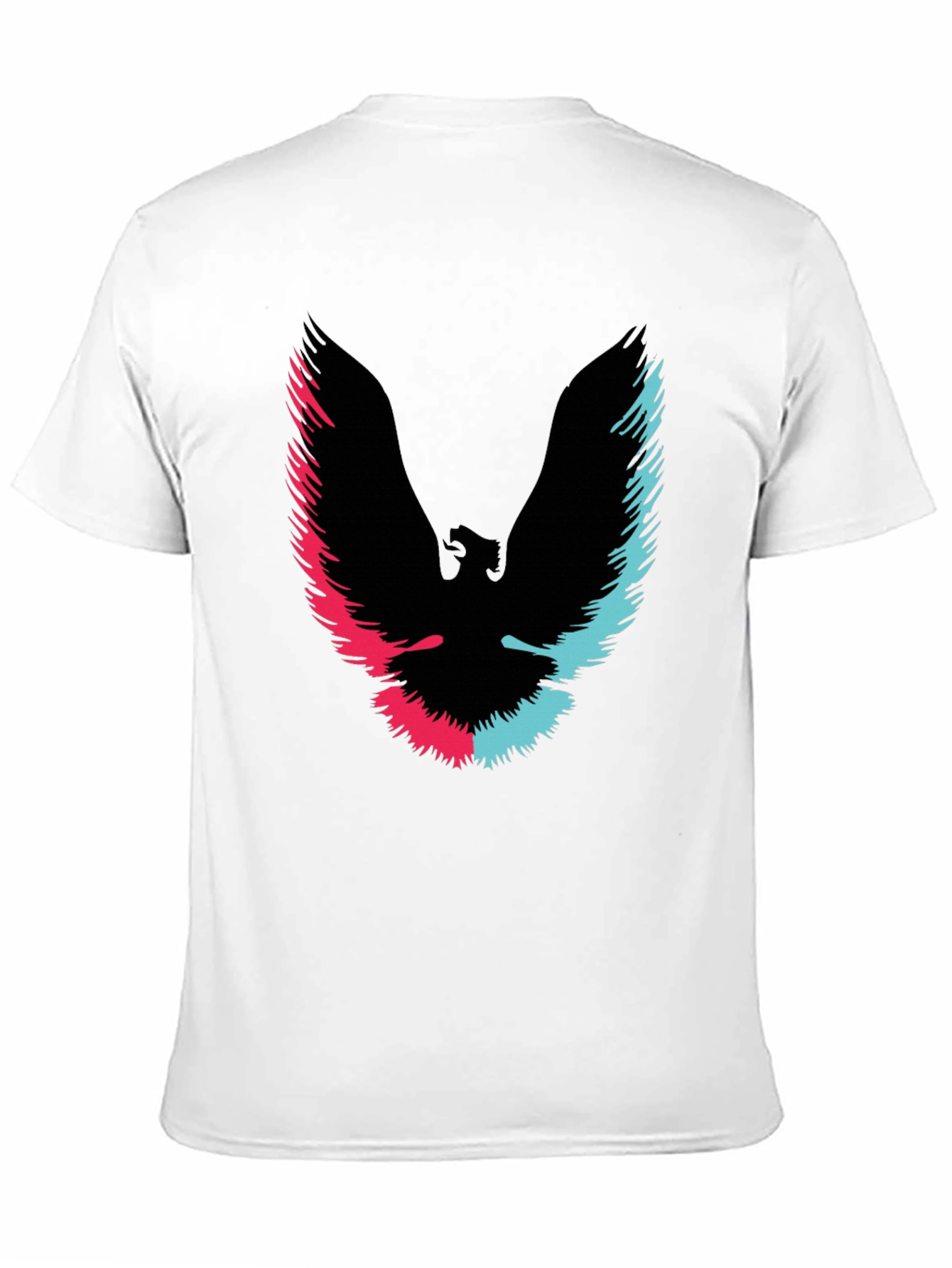 Retro Phoenix Graphic T-Shirt - Black