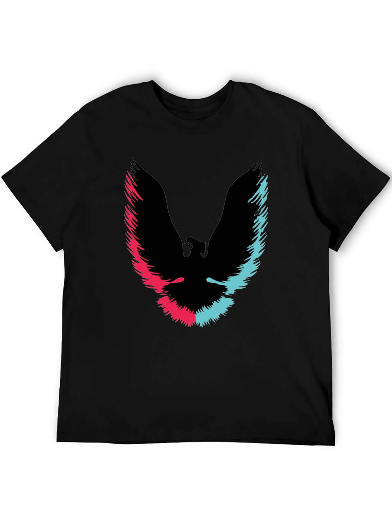 Retro Phoenix Graphic T-Shirt - Black