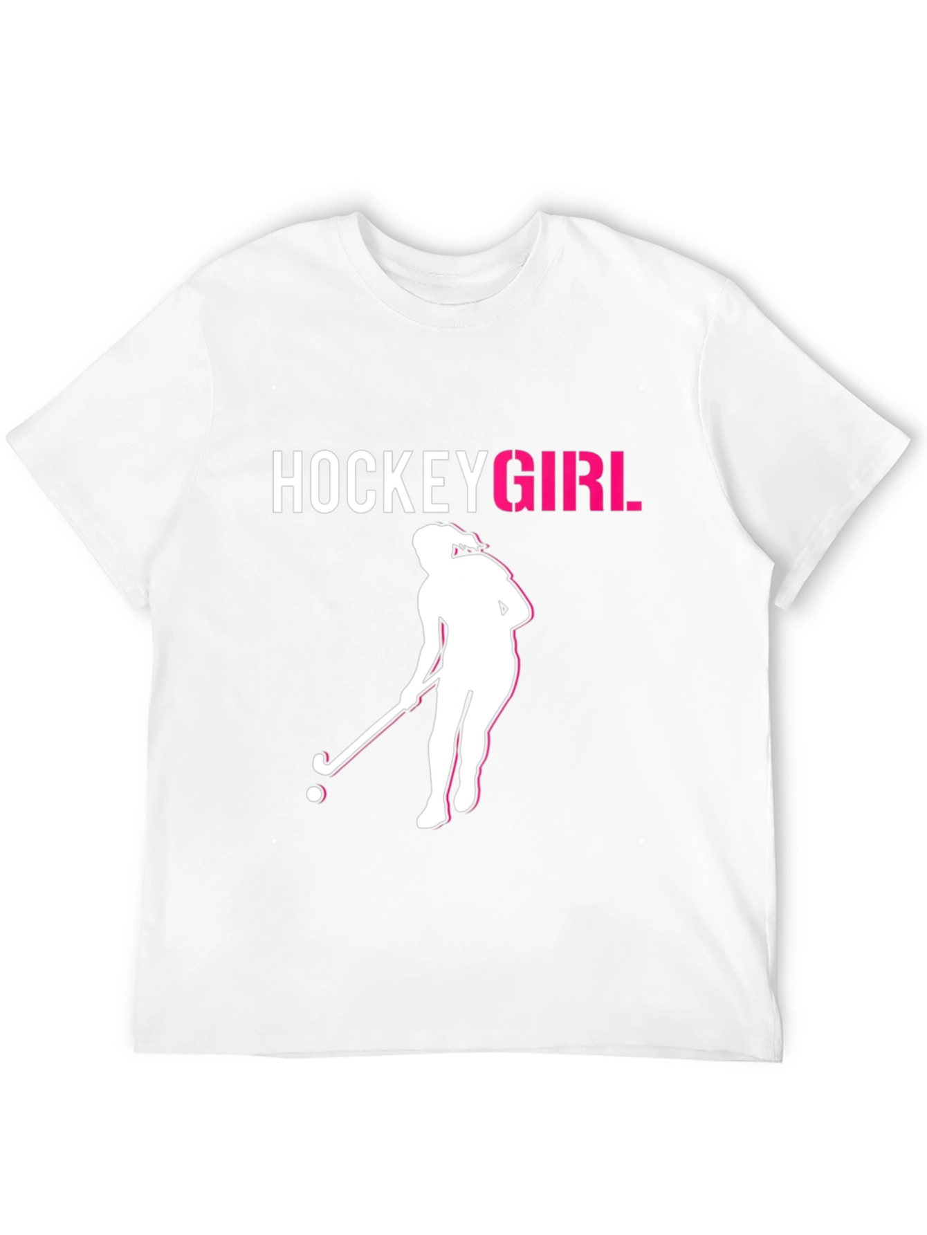 Hockey Girl Graphic Tee - Sporty & Stylish