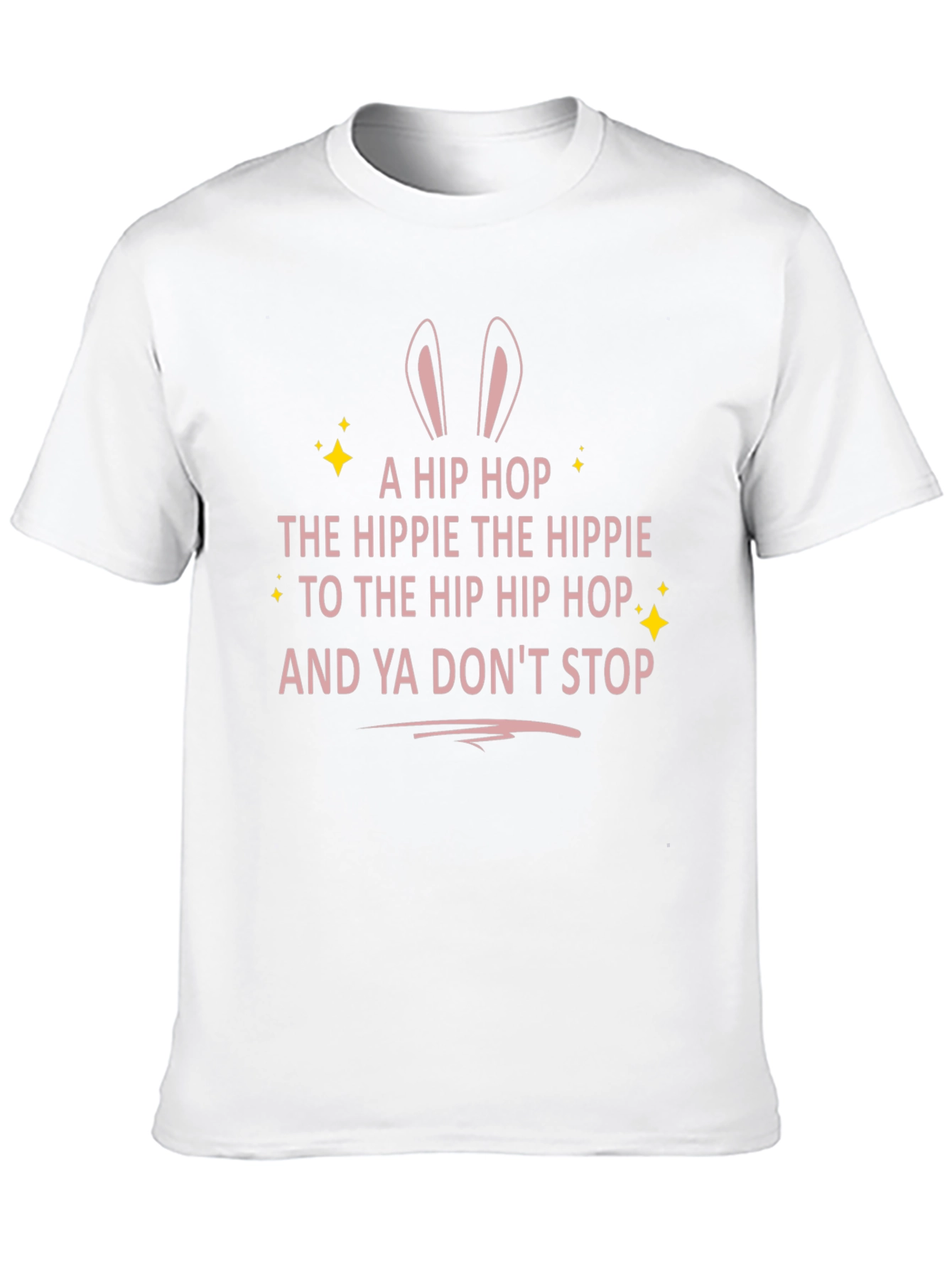 Hip Hop Easter Bunny Graphic T-Shirt