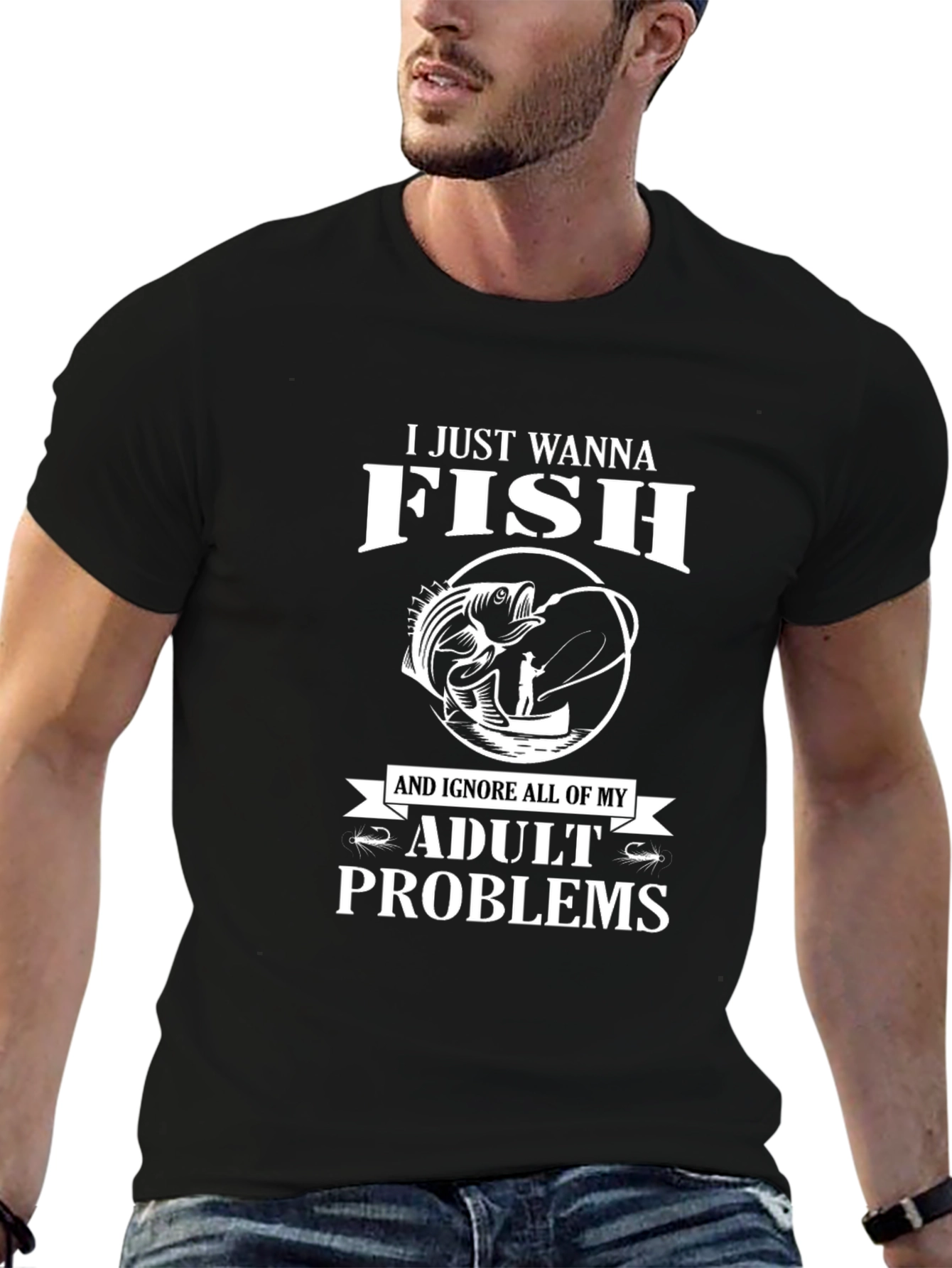 Funny Fishing T-Shirt - Adult Problems