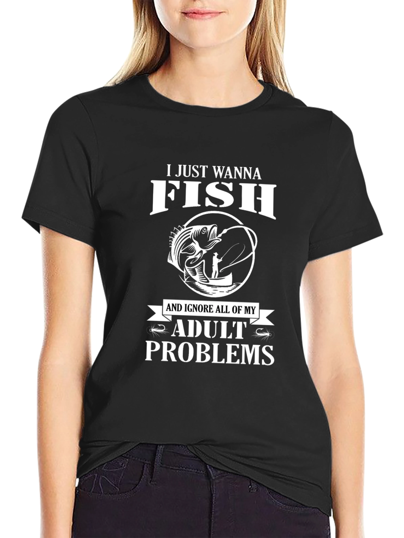 Funny Fishing T-Shirt - Adult Problems