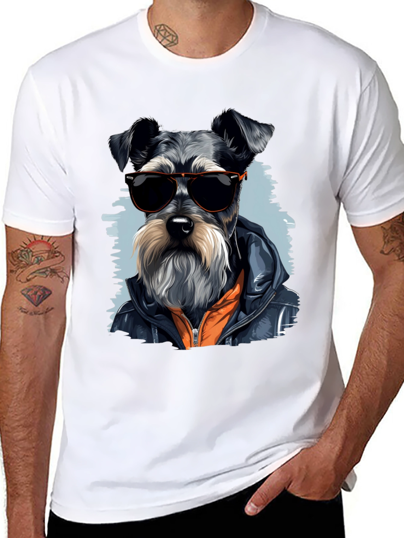 Cool Dog T-Shirt - Stylish Pup Design