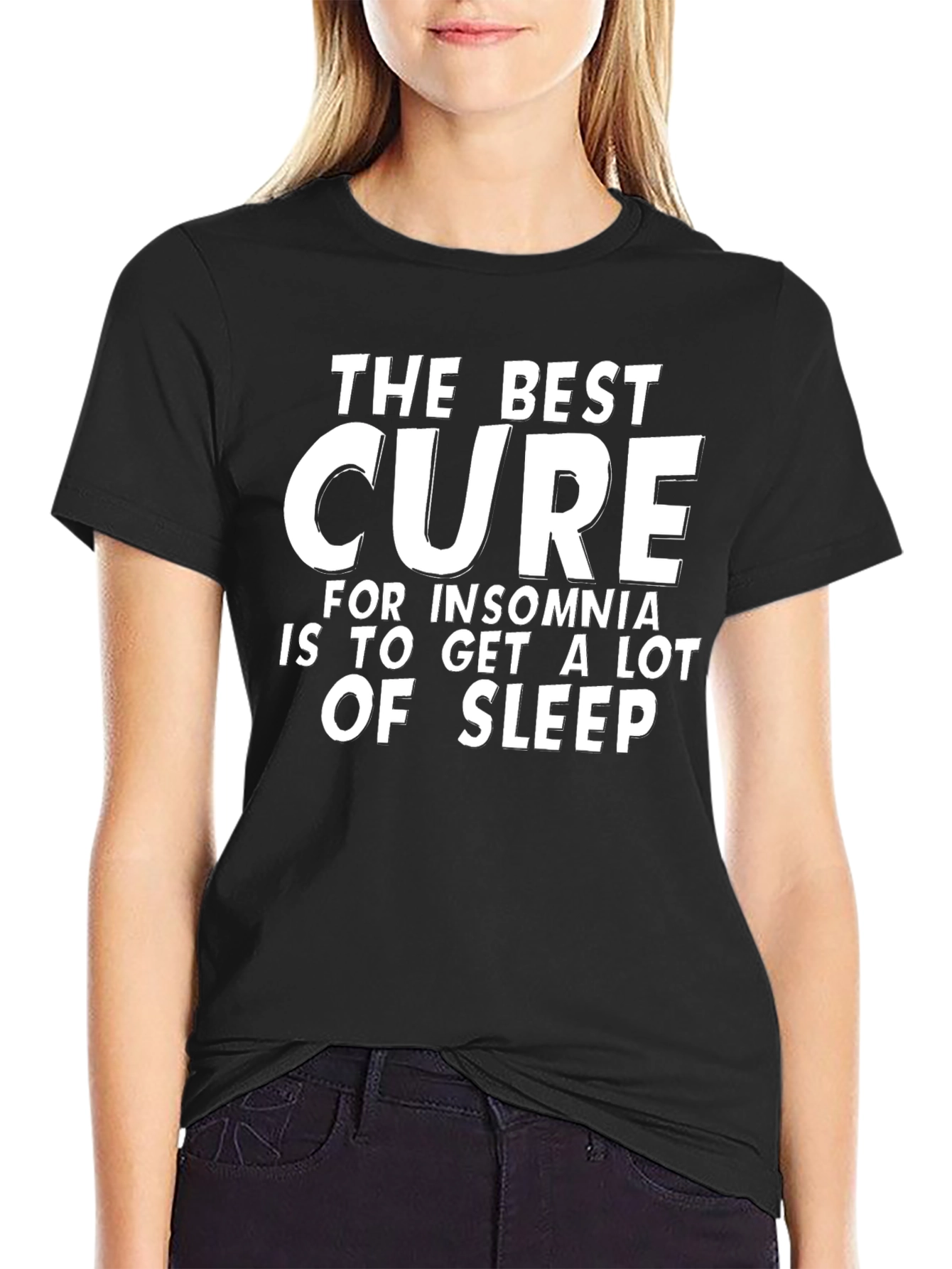 Funny Insomnia Cure T-Shirt - Get More Sleep!