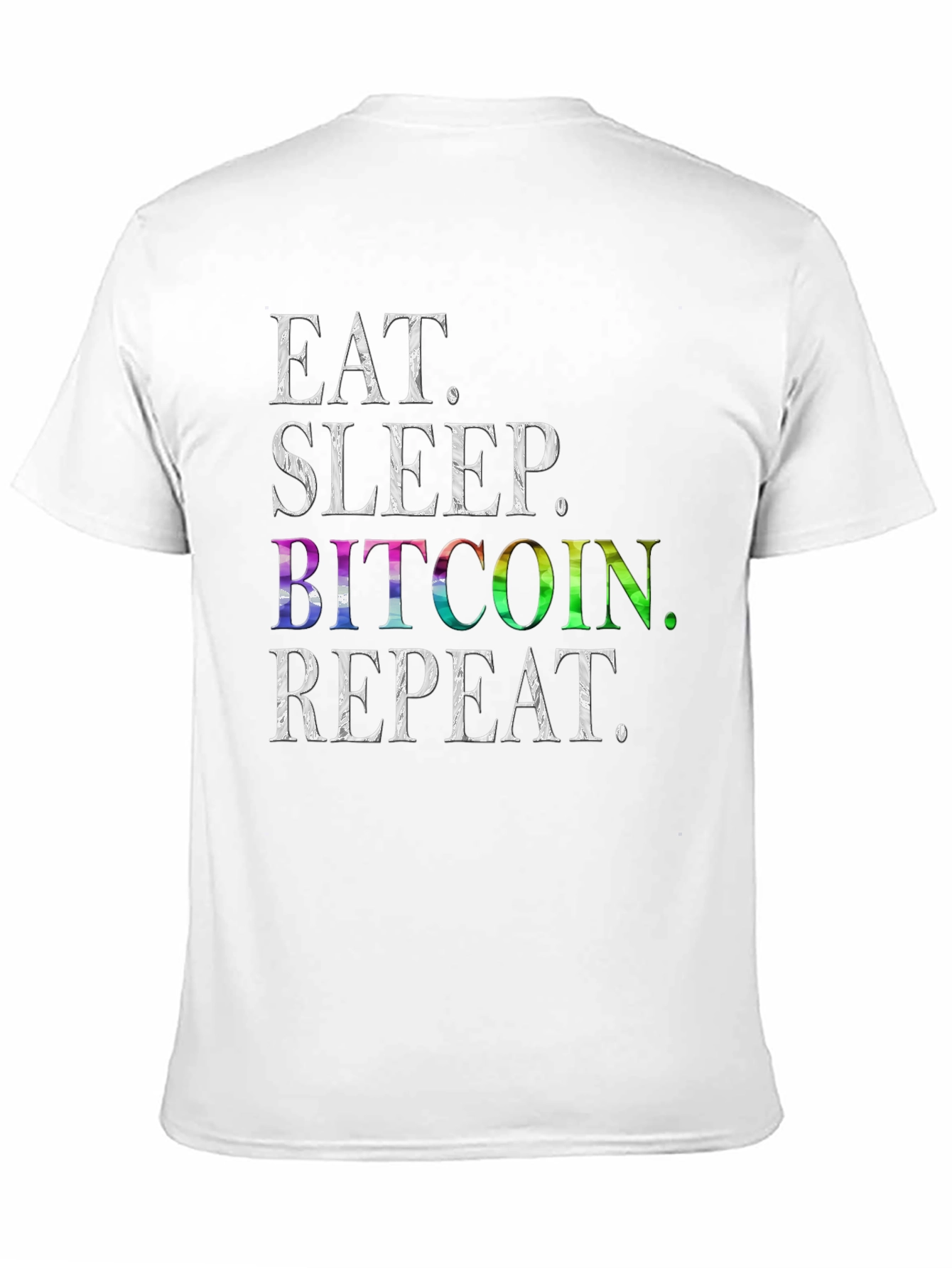 Eat Sleep Bitcoin Repeat Graphic Tee