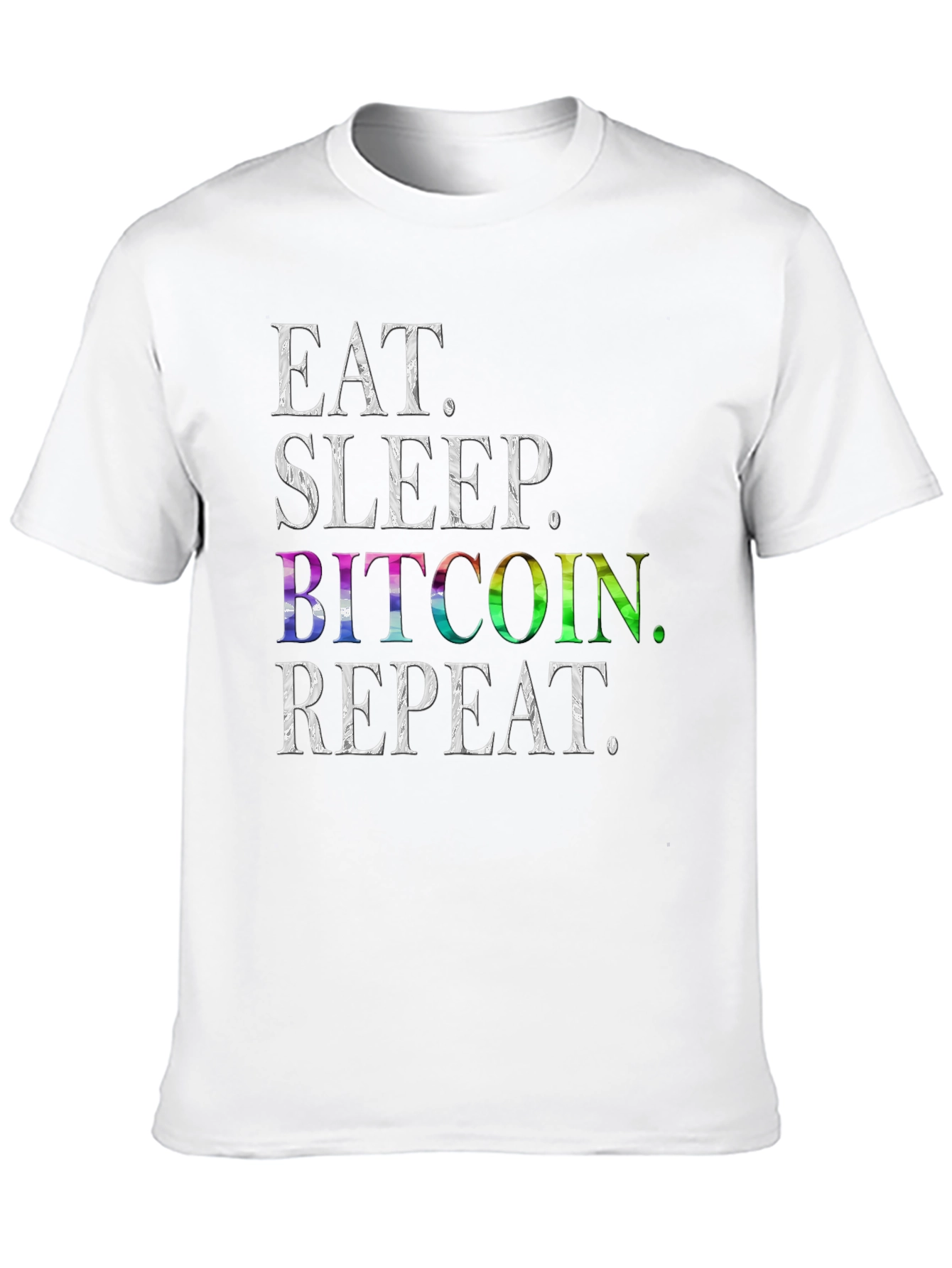 Eat Sleep Bitcoin Repeat Graphic Tee