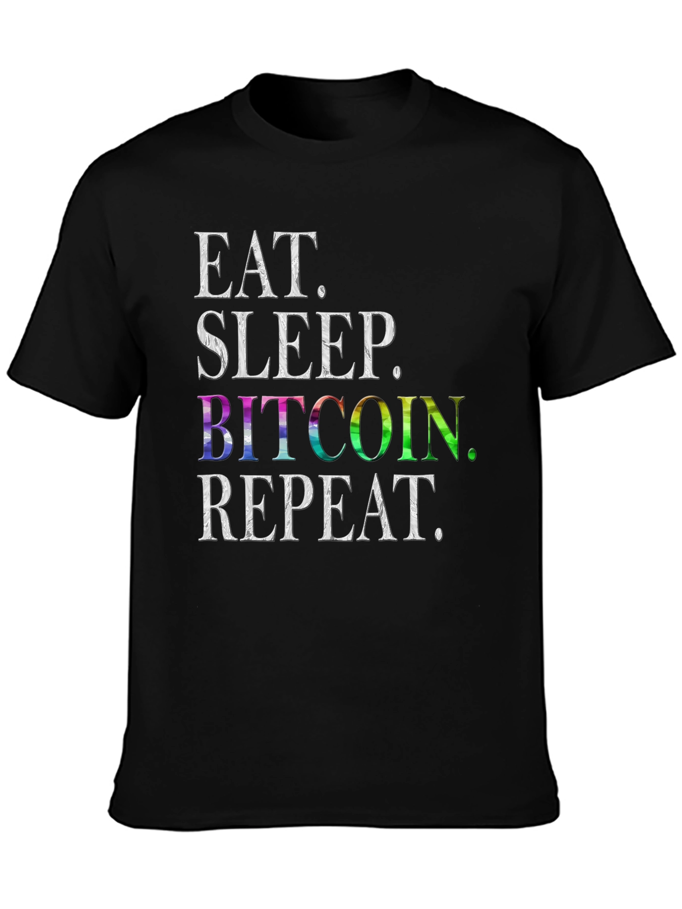 Eat Sleep Bitcoin Repeat Graphic Tee