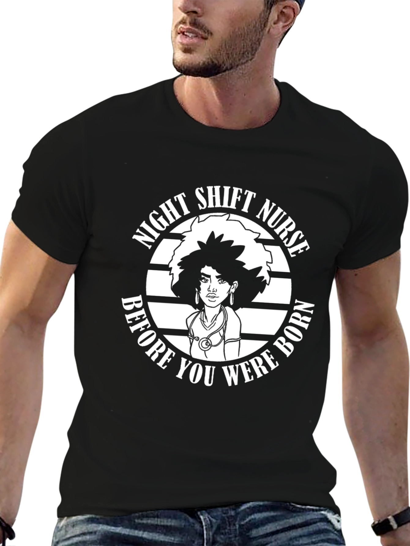 Night Shift Nurse Graphic T-Shirt