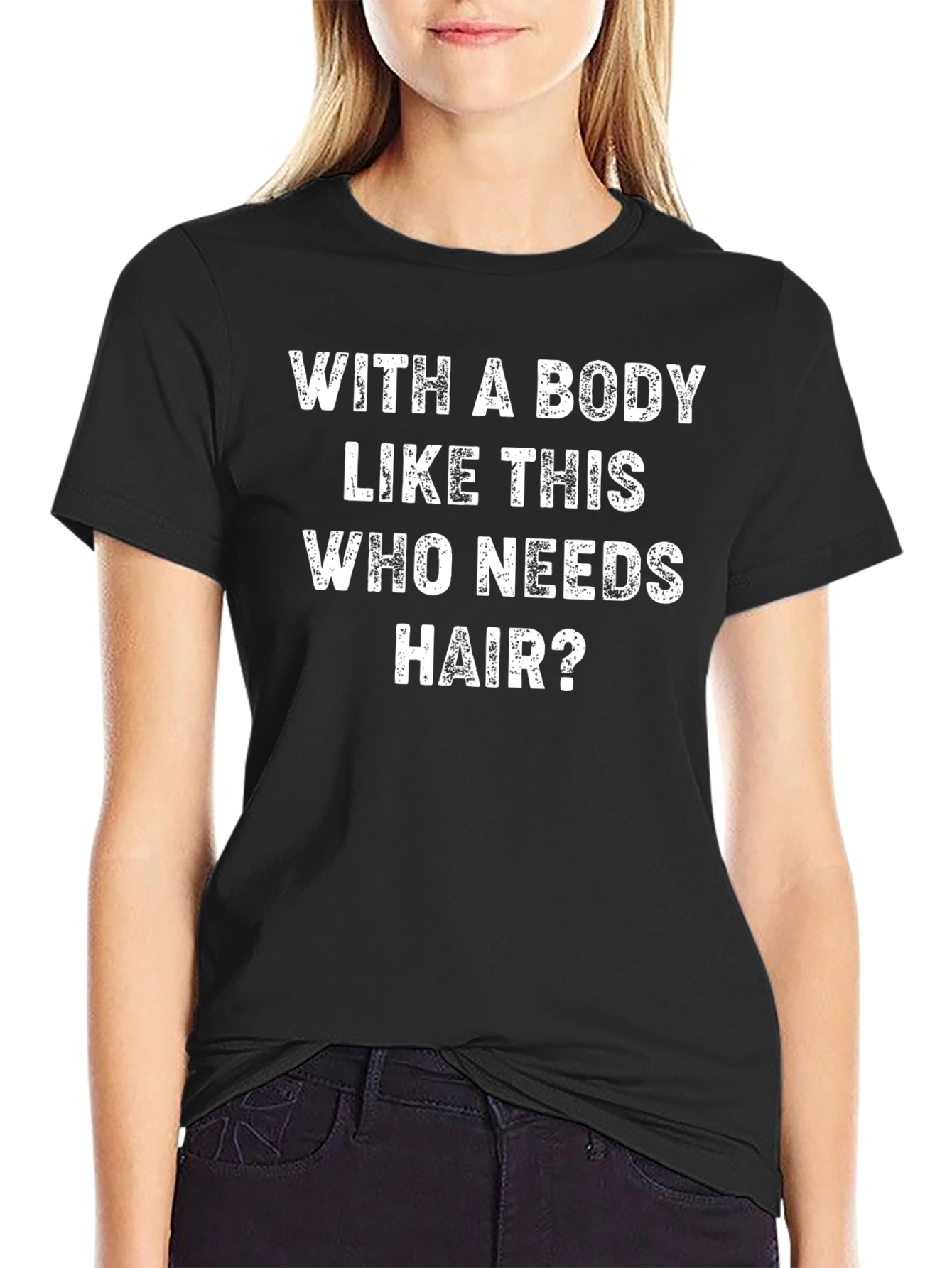 Funny Bald Man T-Shirt - Who Needs Hair?