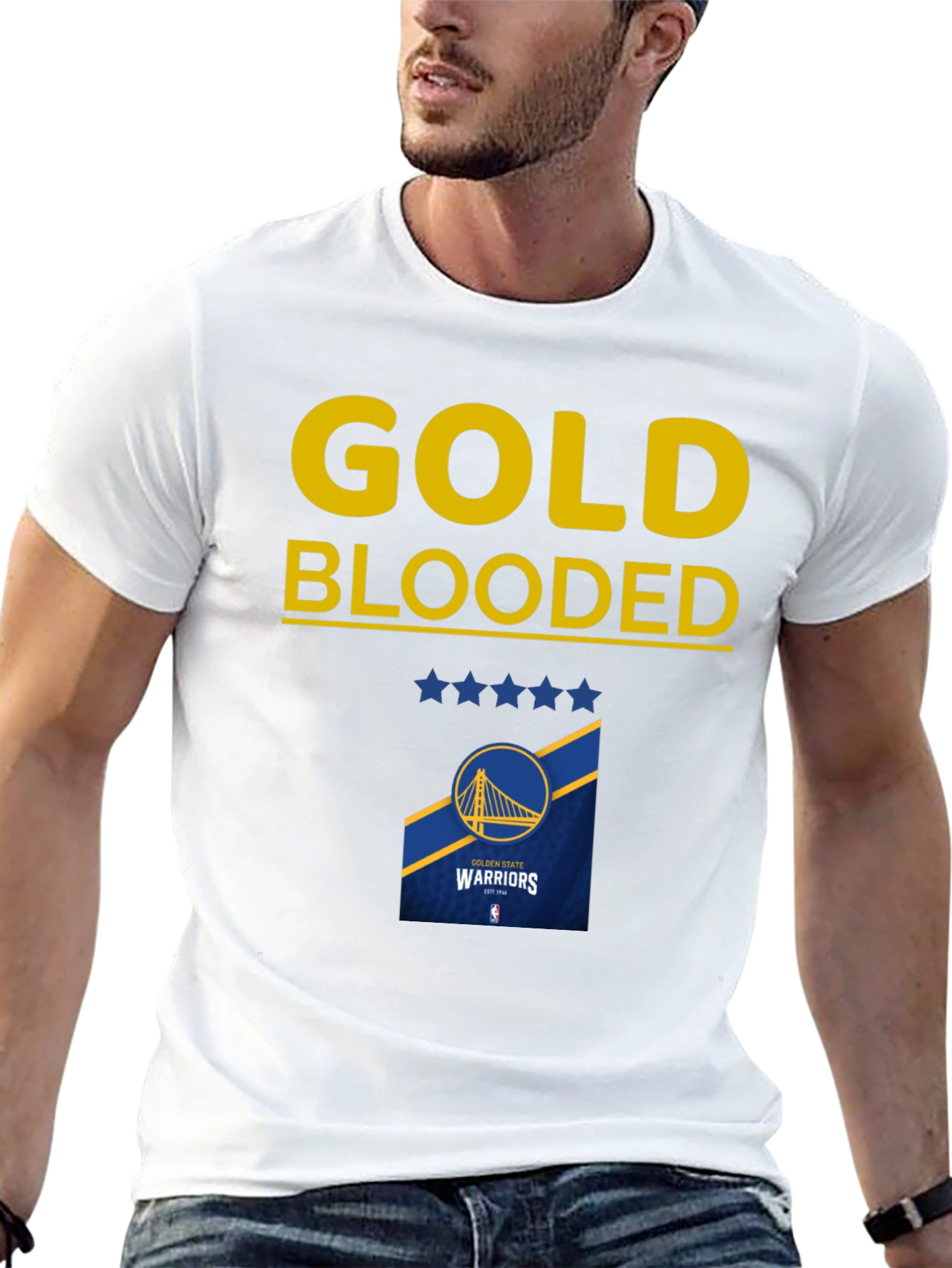 Golden State Warriors Gold Blooded T-Shirt