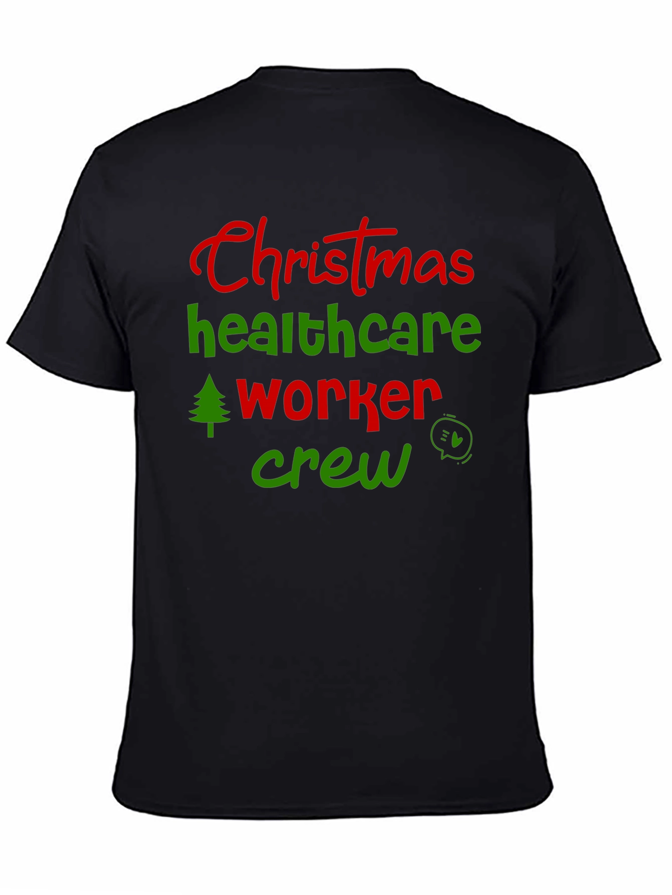 Christmas Healthcare Worker Crew T-Shirt