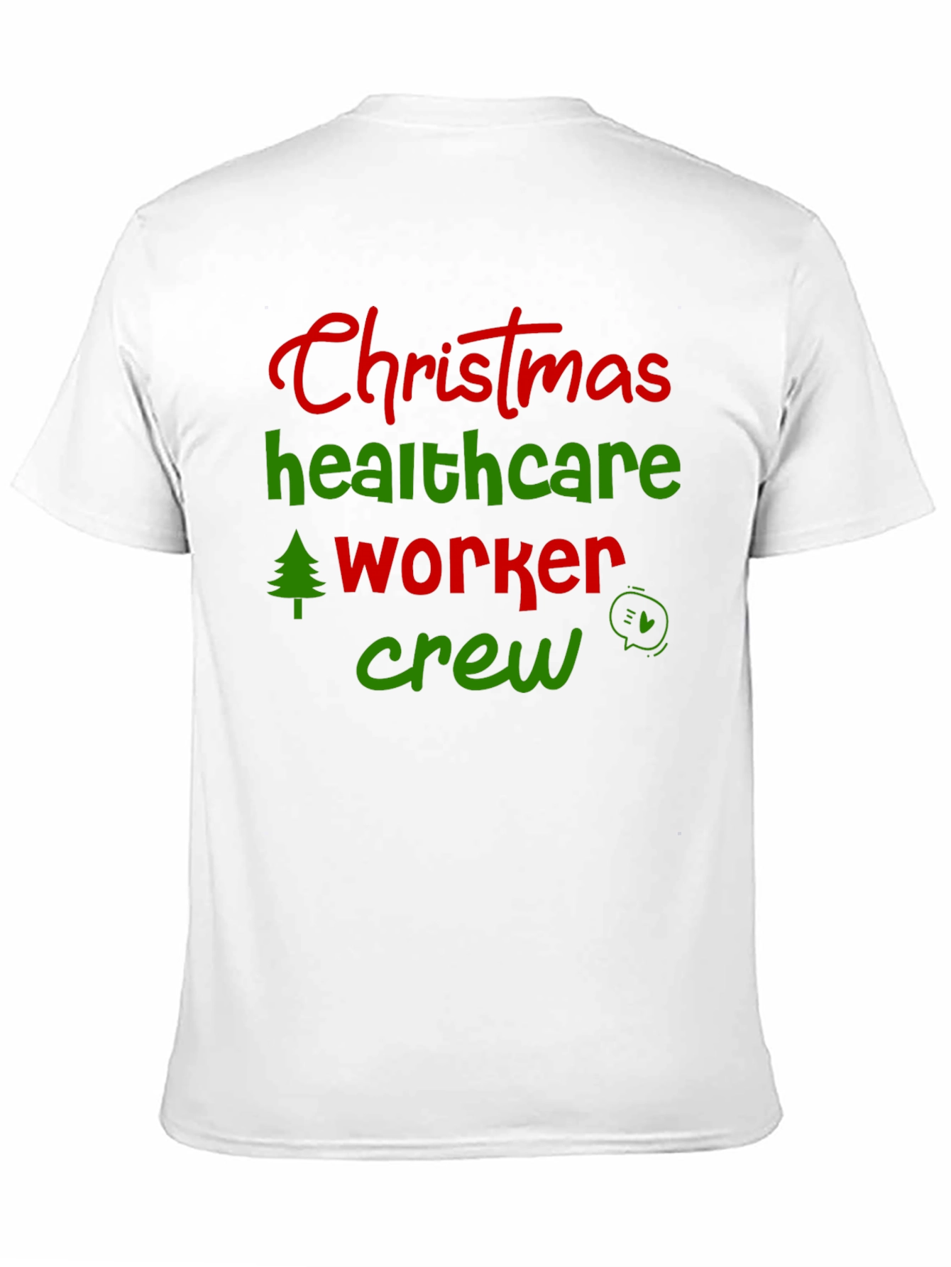 Christmas Healthcare Worker Crew T-Shirt