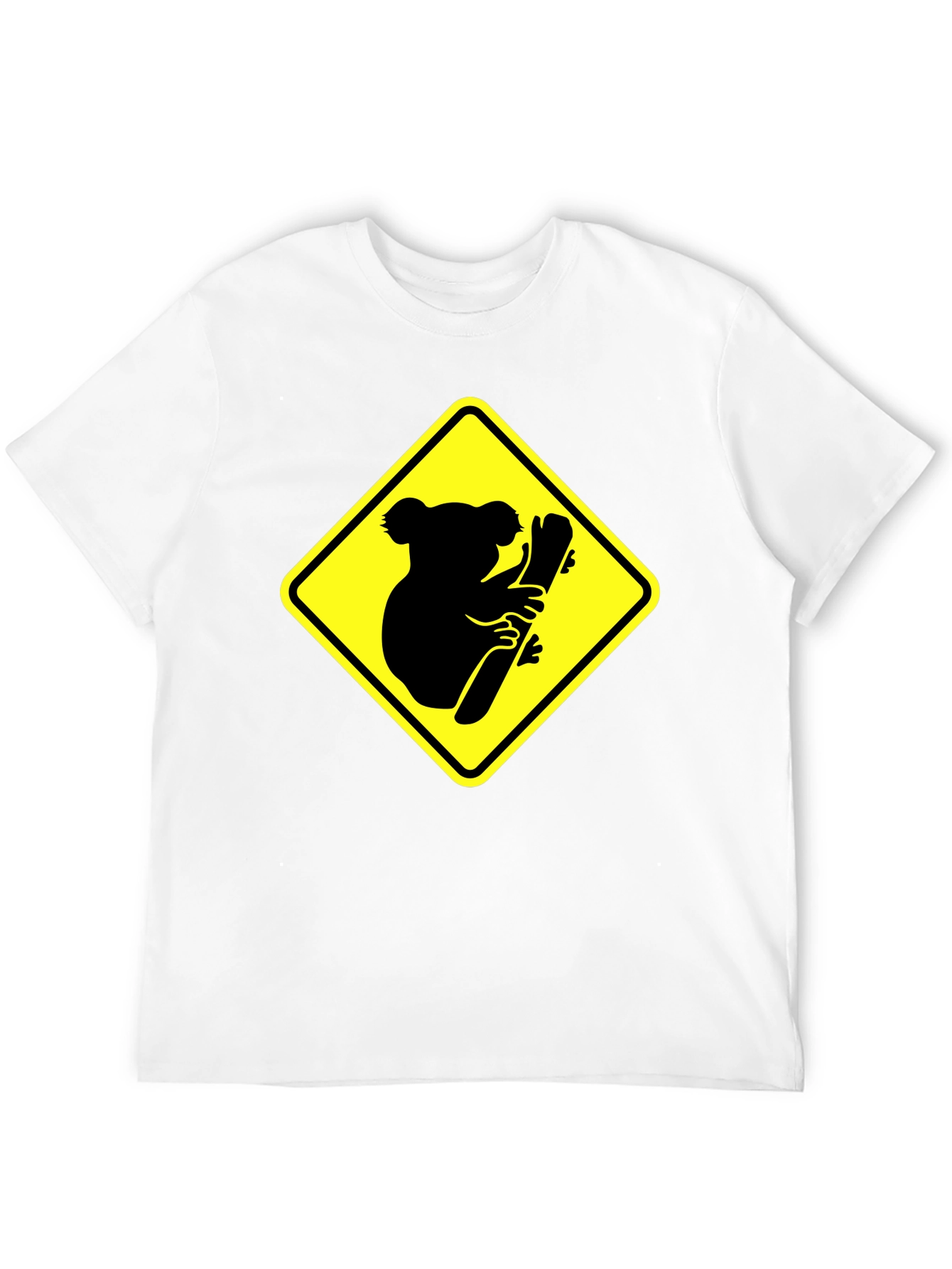 Koala Crossing Black Graphic Tee