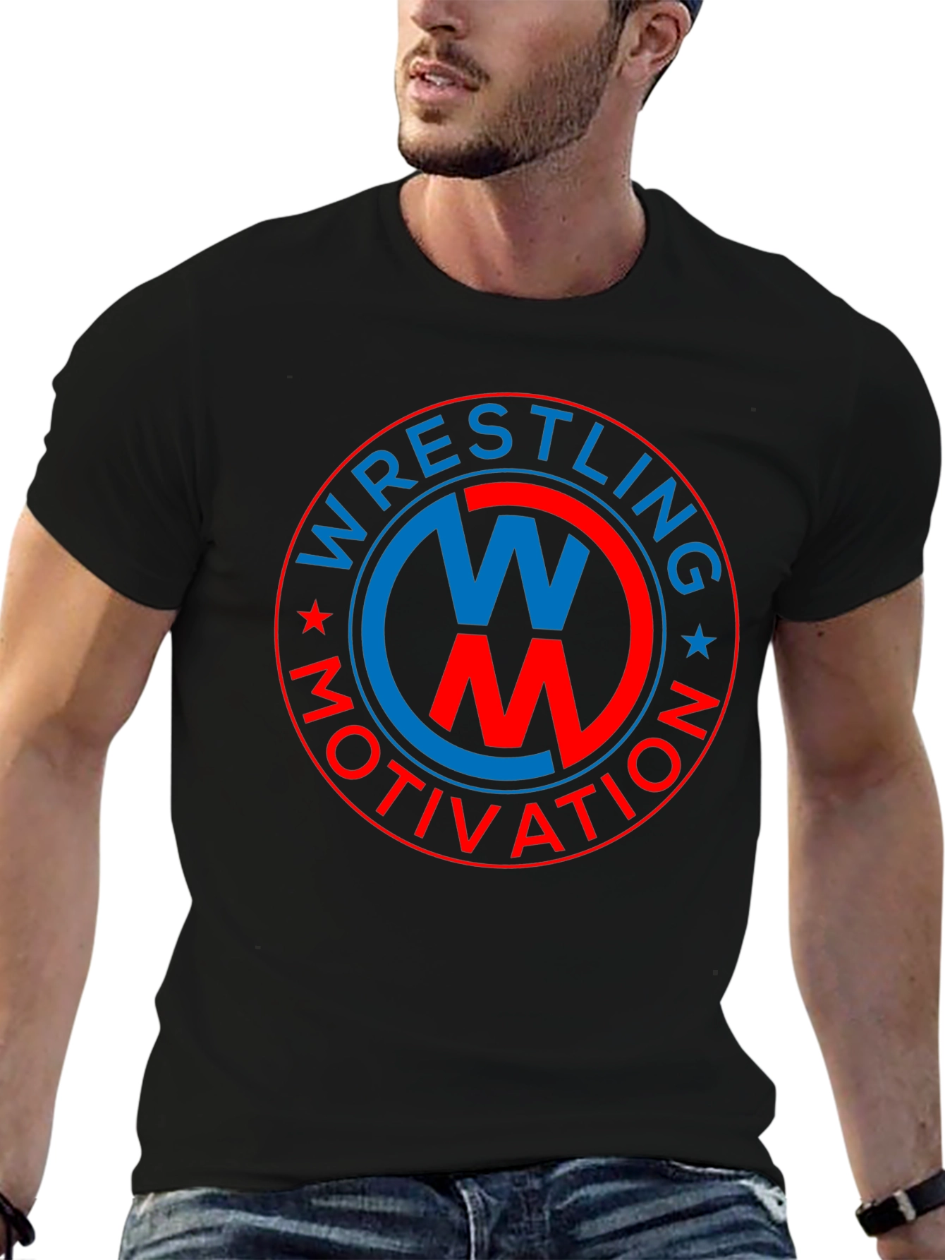 Wrestling Motivation T-Shirt - Black Graphic Tee