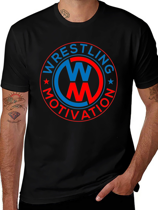 Wrestling Motivation T-Shirt - Black Graphic Tee