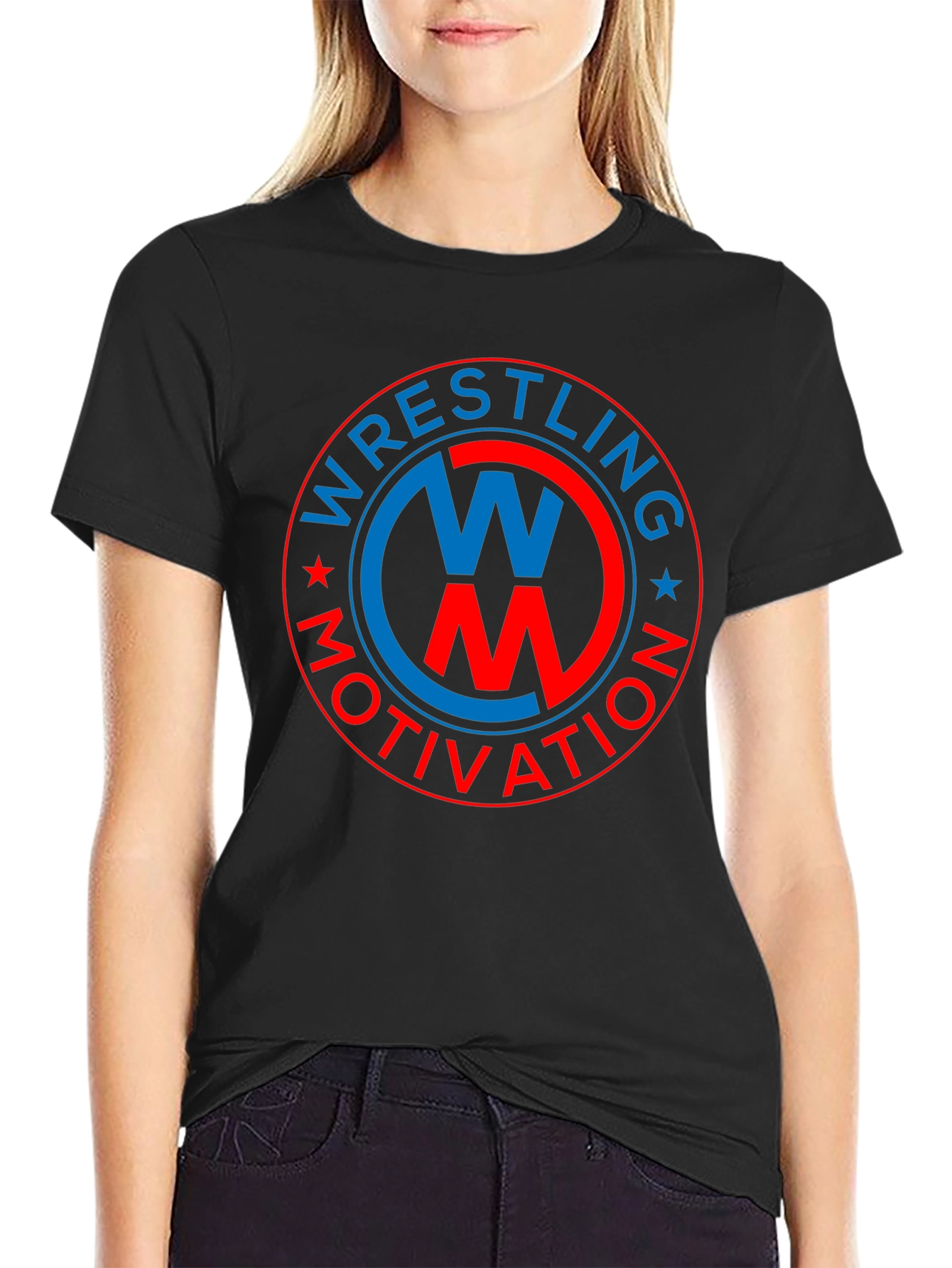 Wrestling Motivation T-Shirt - Black Graphic Tee