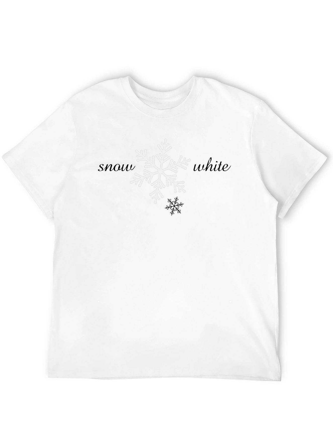 Snow White Snowflake Graphic Tee